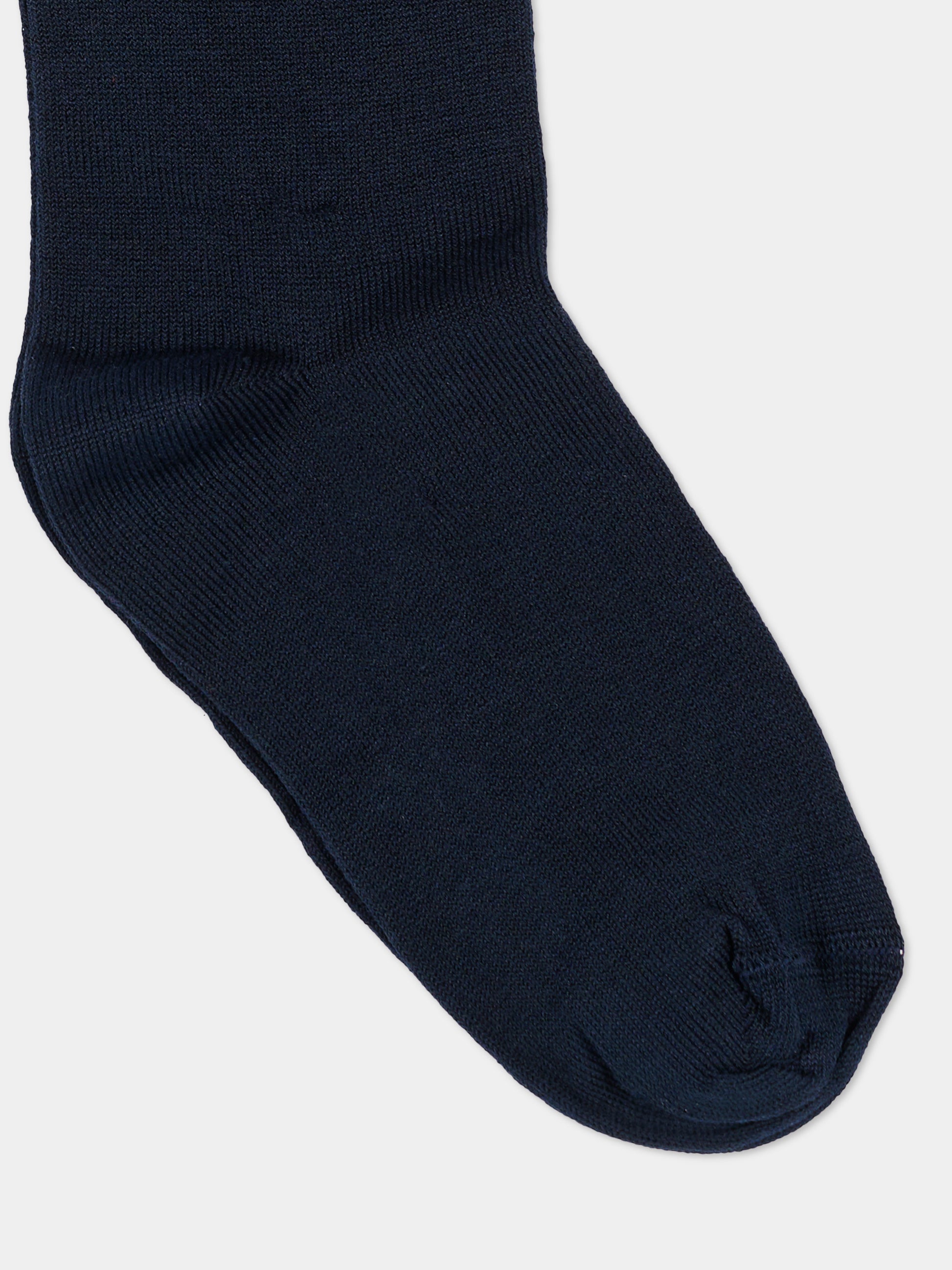 Calzini blu per bambina con fiocco,Patachou,PAP 47 MEI4333273 360