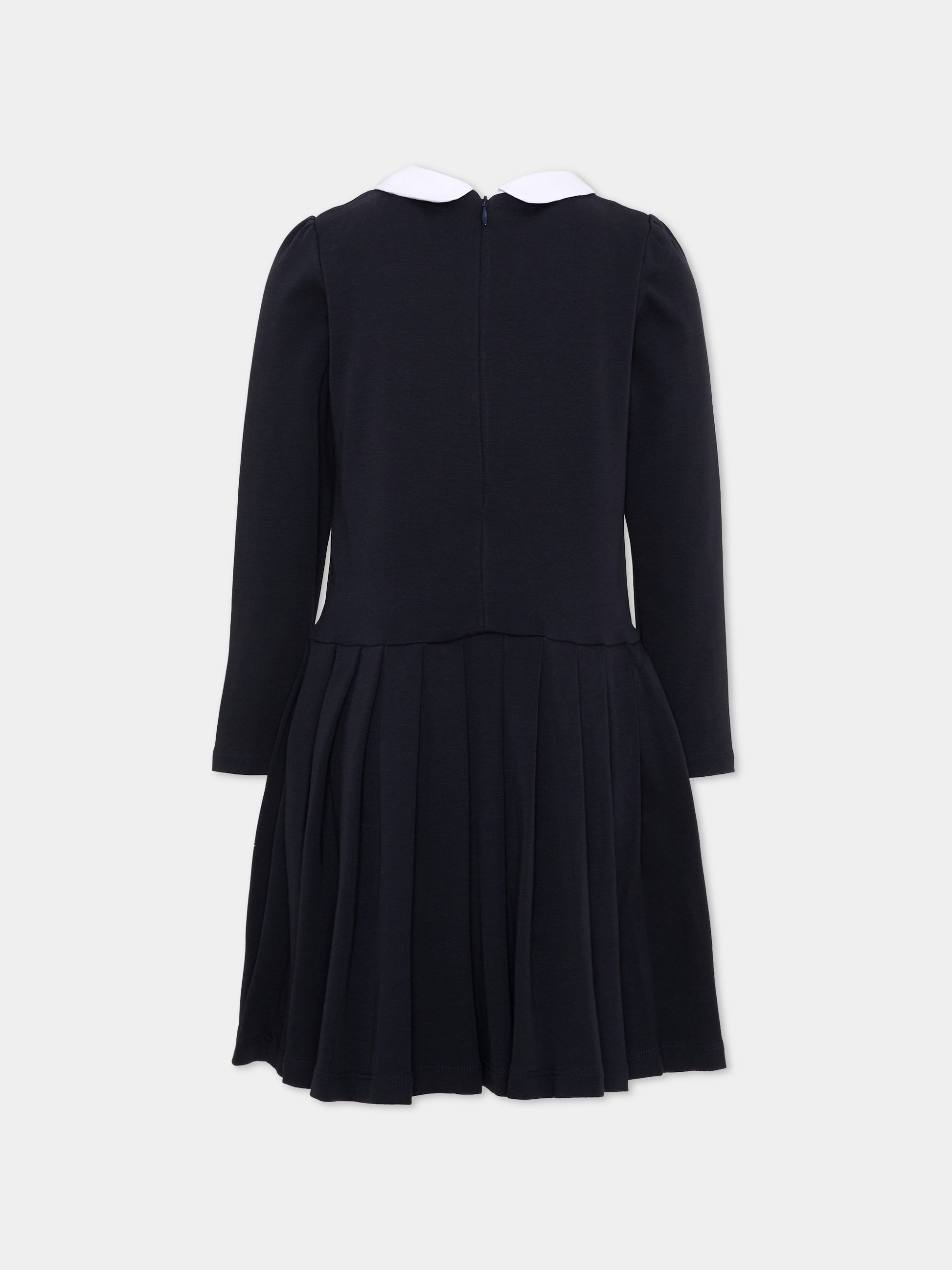 Abito elegante blu per bambina,Patachou,PAP 47 VET4333267 360