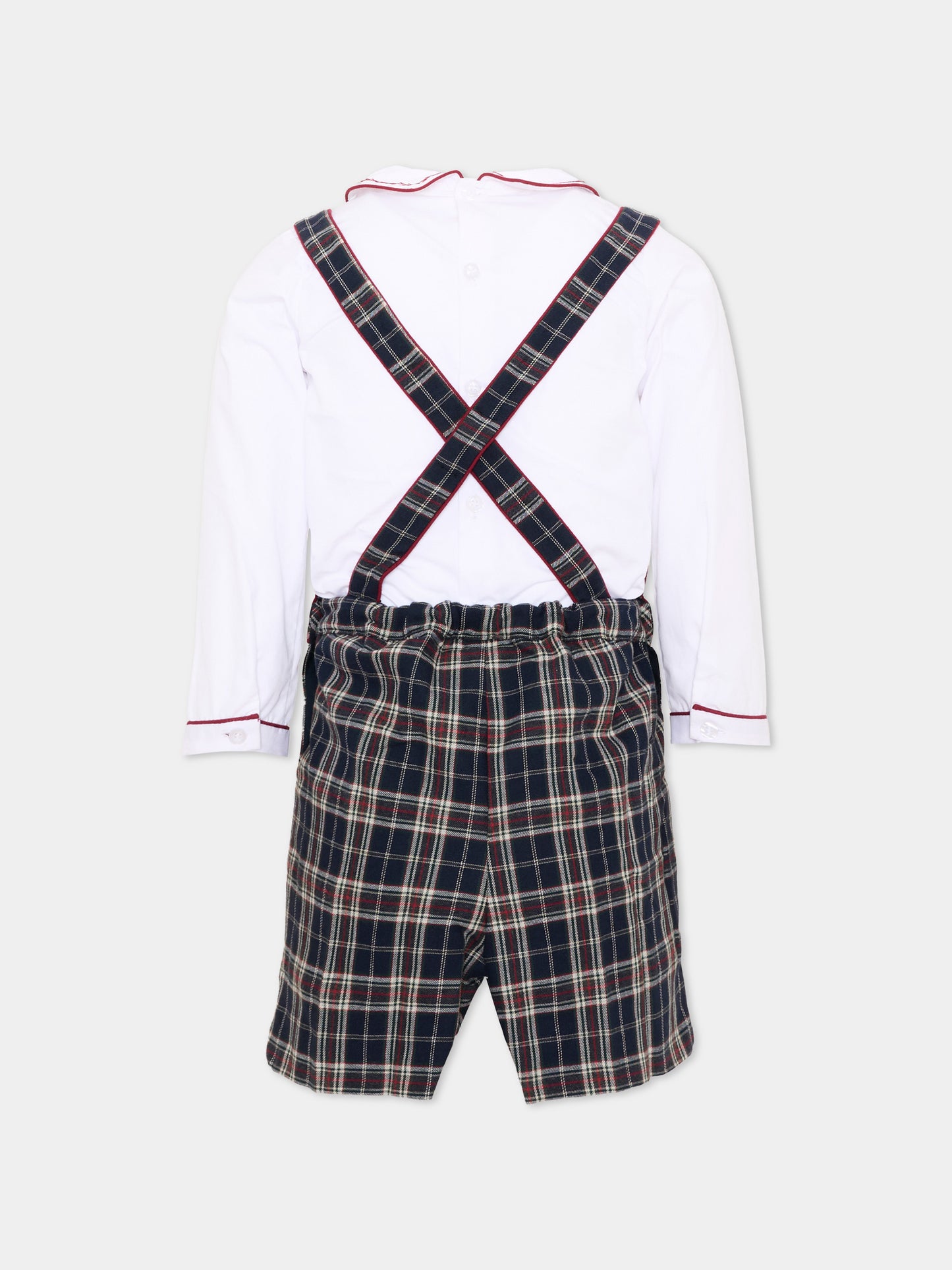 Abito blu per bambino tartan,Kidiwi Handmade,37272 PTI/TC324