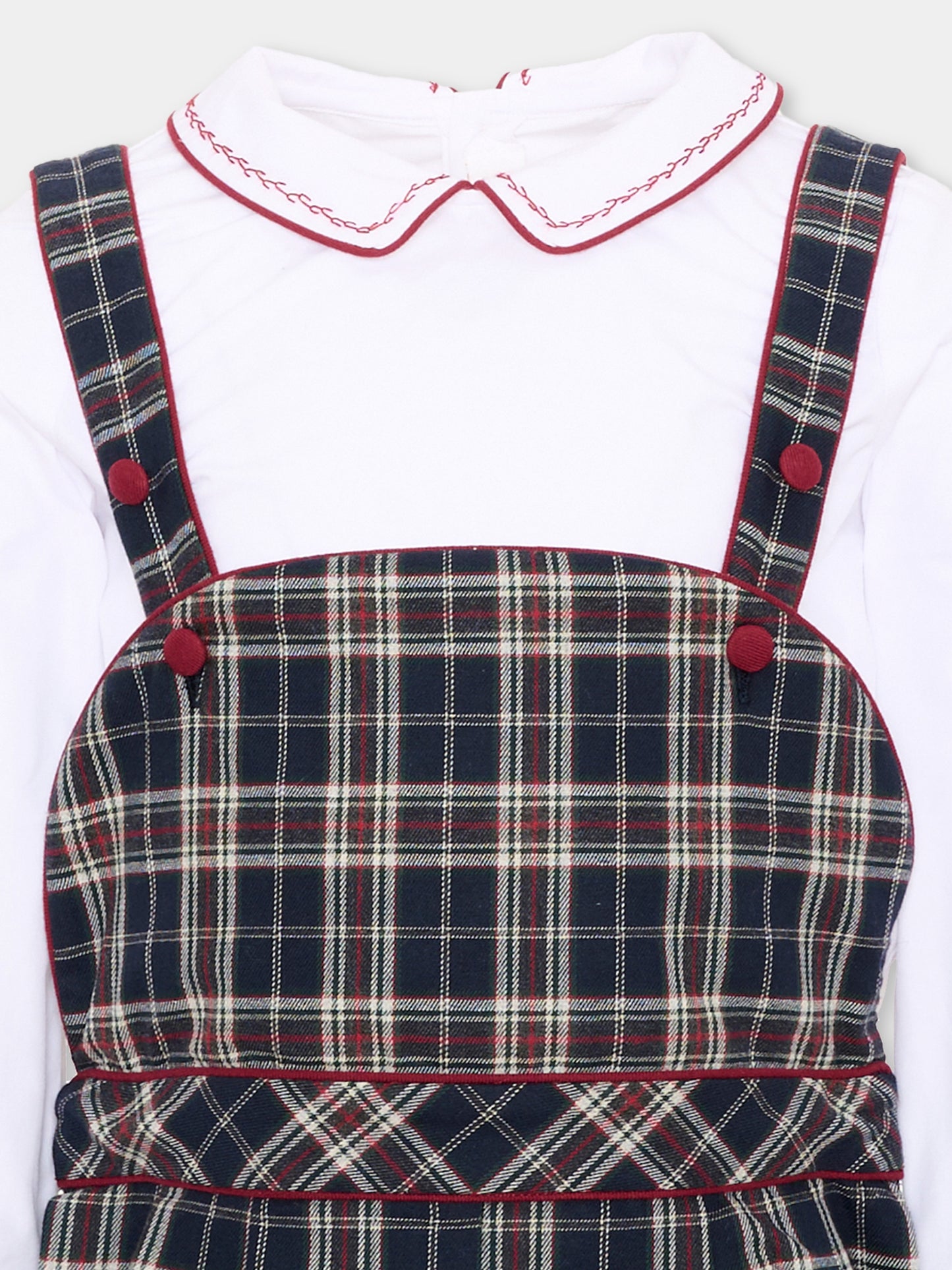 Abito blu per bambino tartan,Kidiwi Handmade,37272 PTI/TC324
