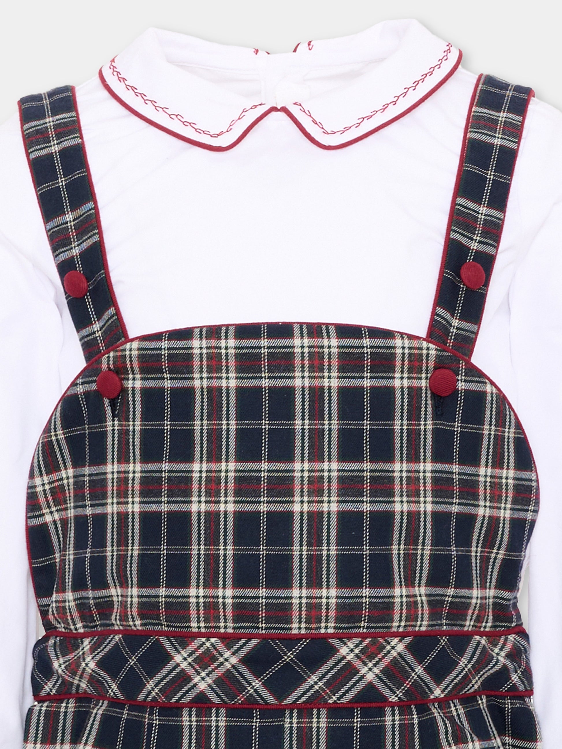Abito blu per bambino tartan,Kidiwi Handmade,37272 PTI/TC324