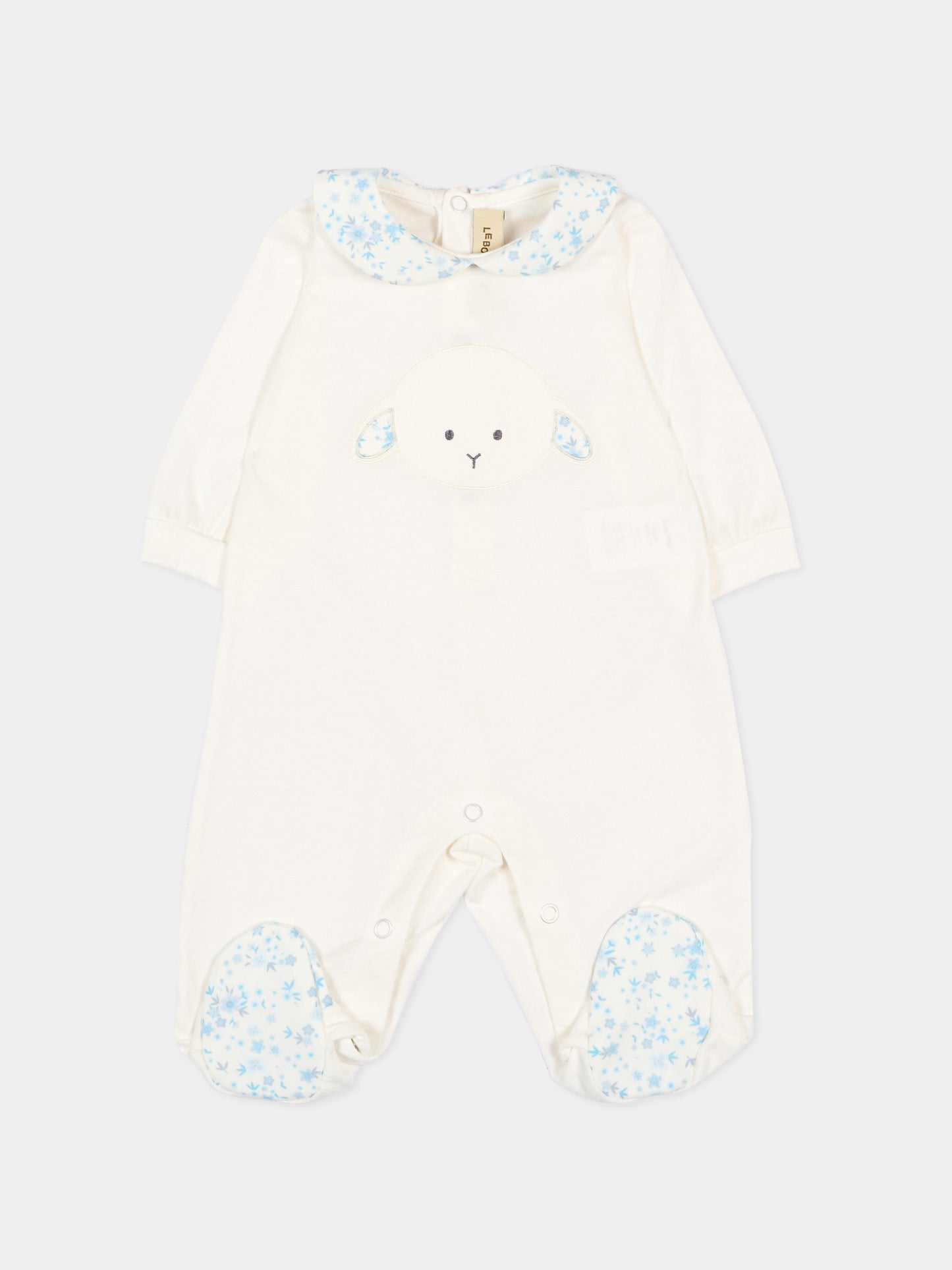 Tutina avorio per neonato con agnellino Olive,Le Boo Beebè,CB021 T351 2040