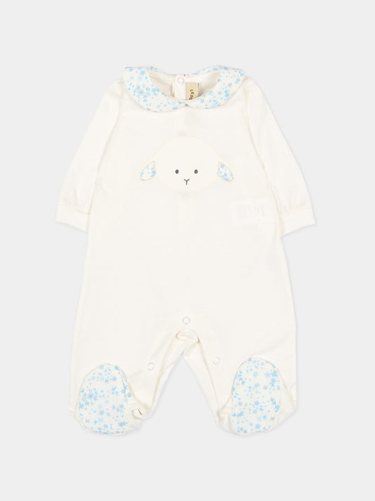 Tutina avorio per neonato con agnellino Olive,Le Boo Beebè,CB021 T351 2040