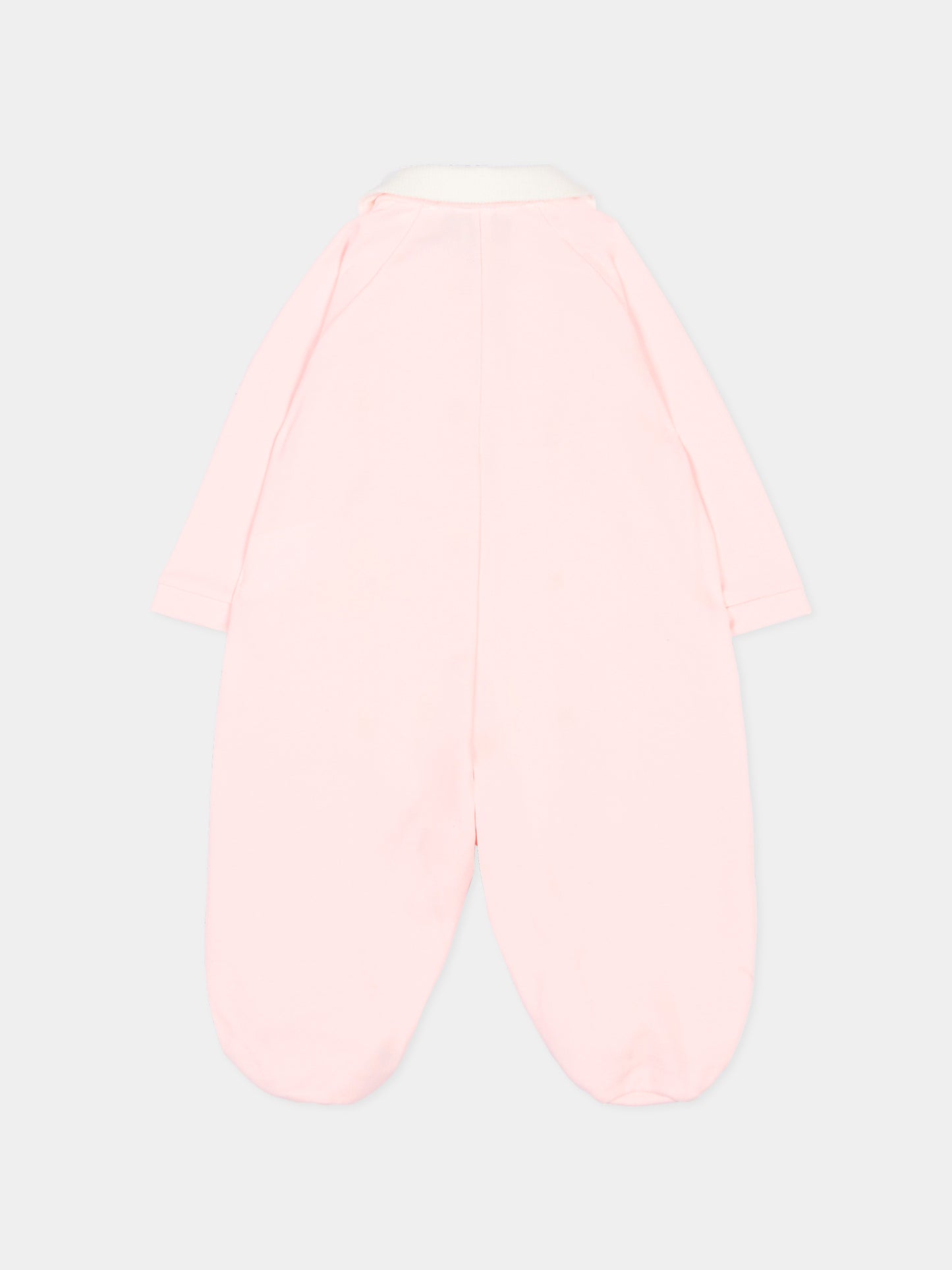 Tutina rosa per neonata con ricami,Le Boo Beebè,CB026 T351 30