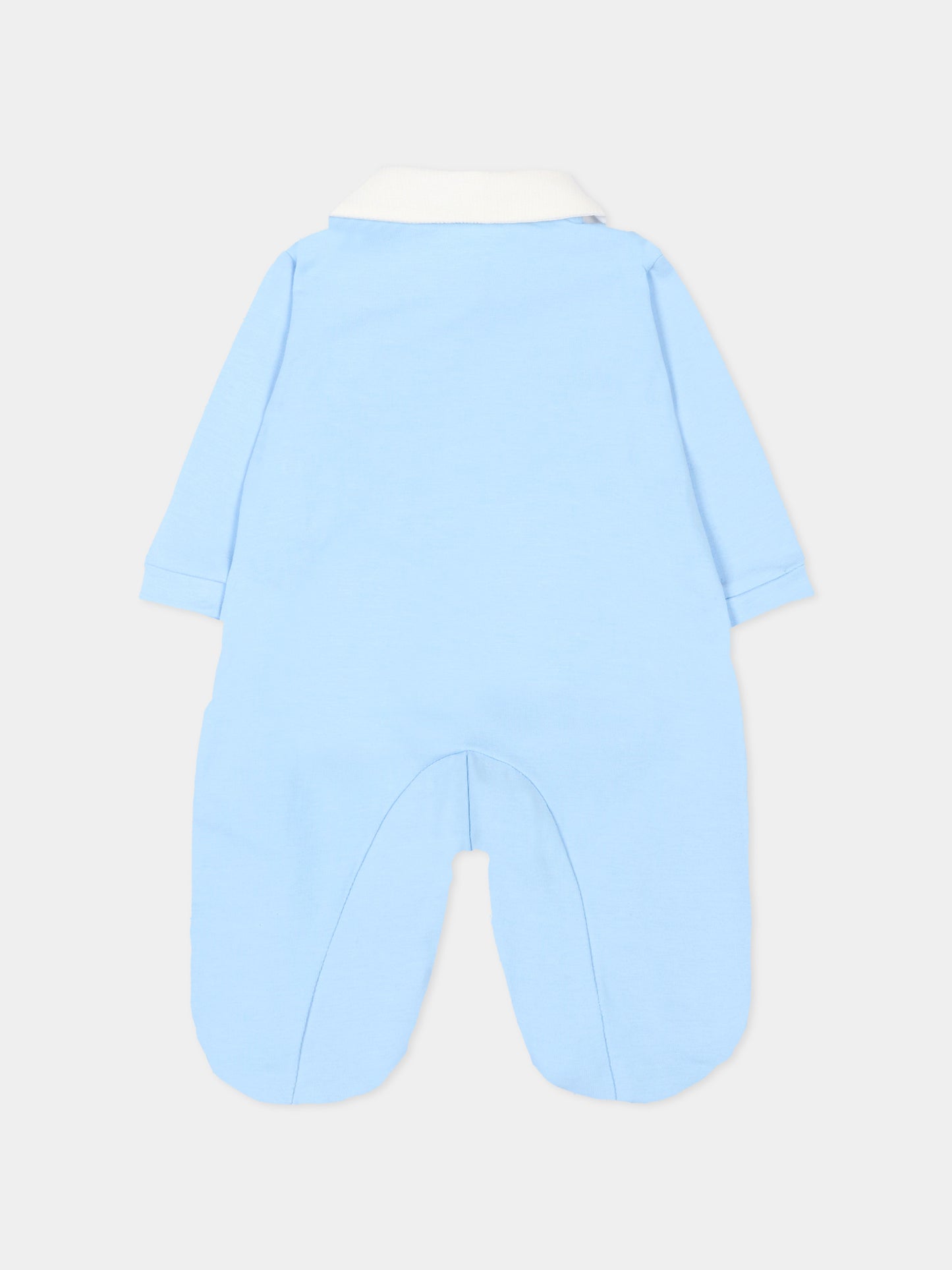 Tutina celeste per neonato con coniglietto Palin,Le Boo Beebè,CB027 T351 40