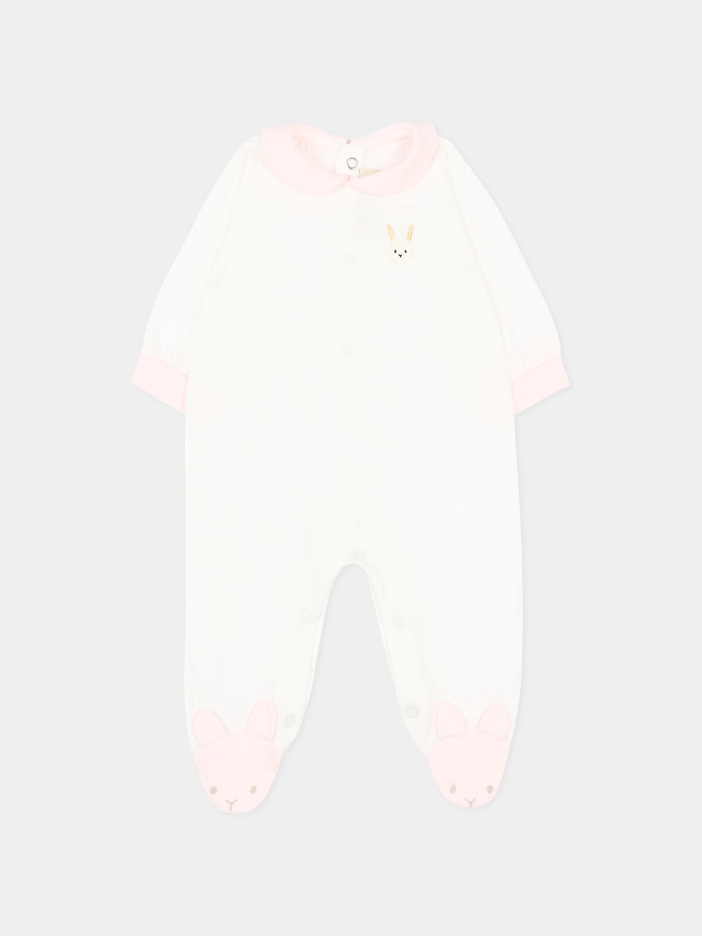 Tutina avorio per neonata con coniglietto Palin,Le Boo Beebè,CB030 T351 2030