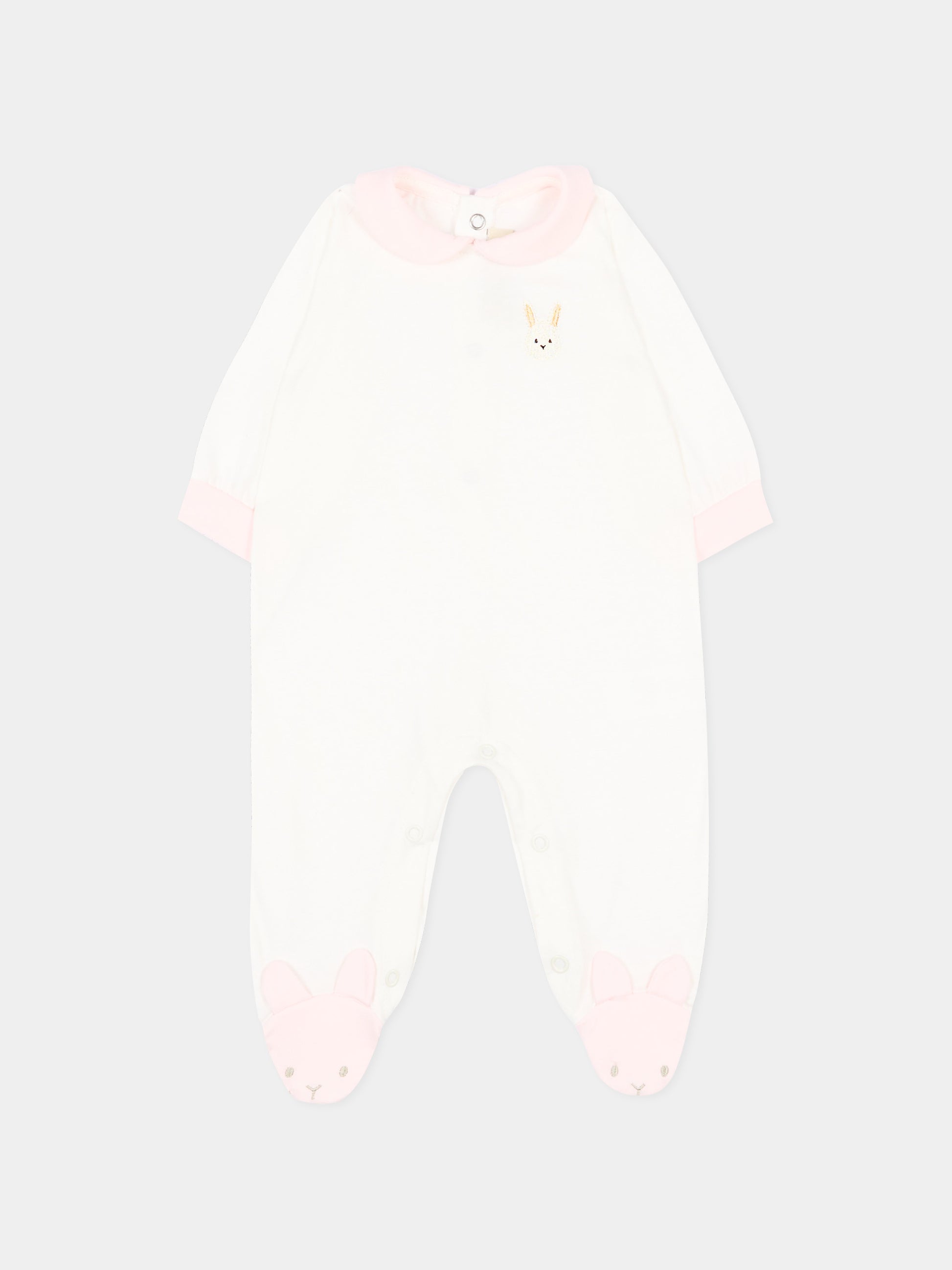 Tutina avorio per neonata con coniglietto Palin,Le Boo Beebè,CB030 T351 2030