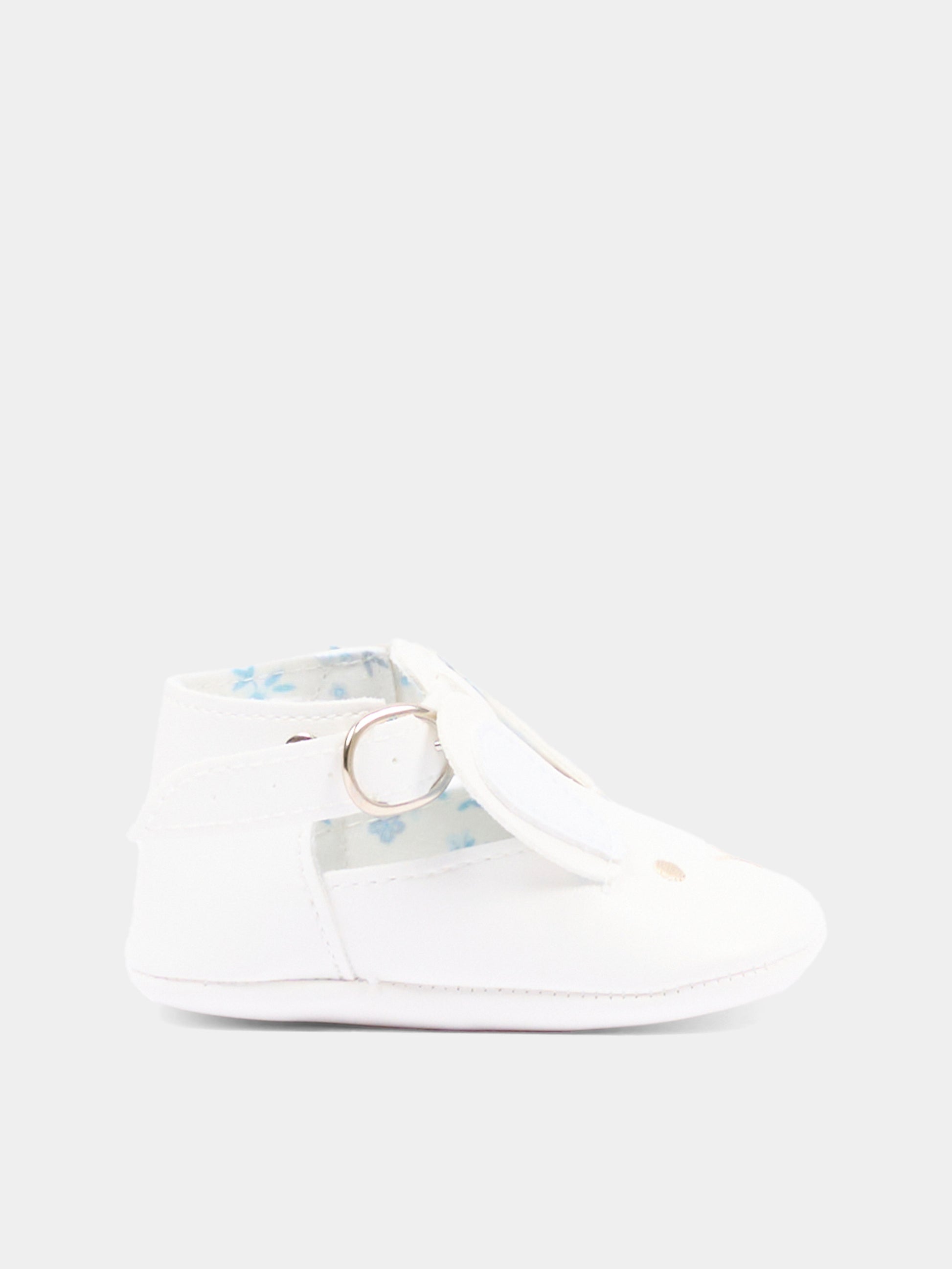 Occhio di bue avorio per neonato con coniglio,Le Boo Beebè,SBM00 20