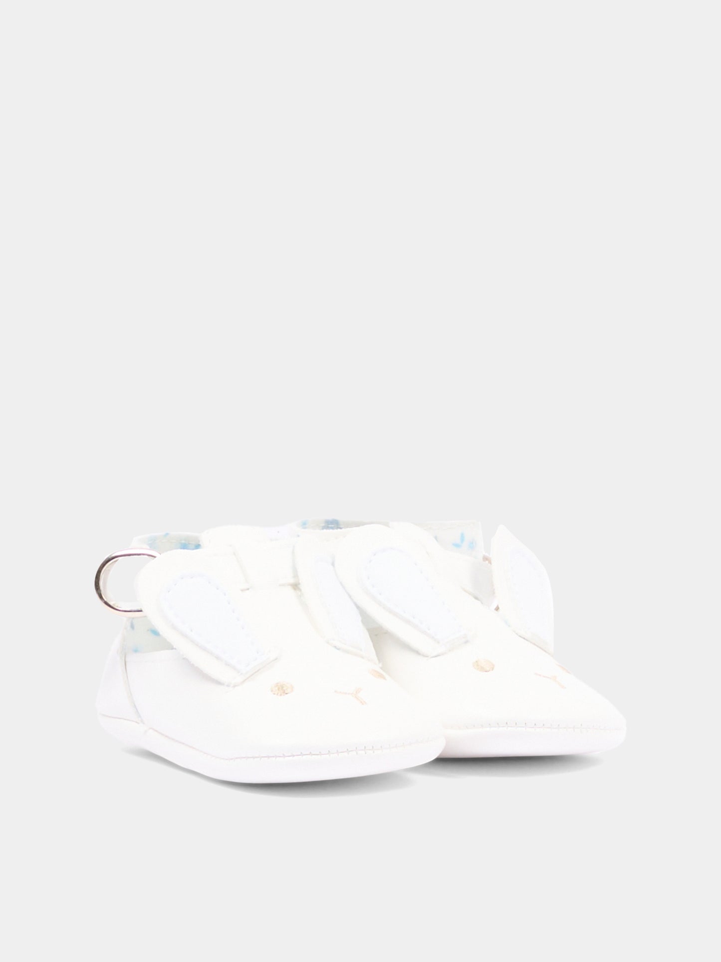 Occhio di bue avorio per neonato con coniglio,Le Boo Beebè,SBM00 20