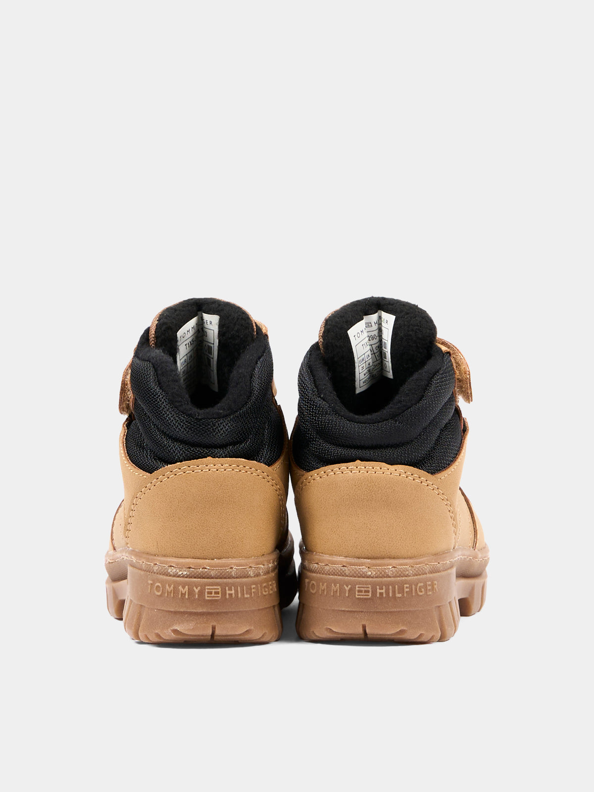 Stivaletti beige per bambino con logo,Tommy Hilfiger Junior,T1X5 35290 0316A253