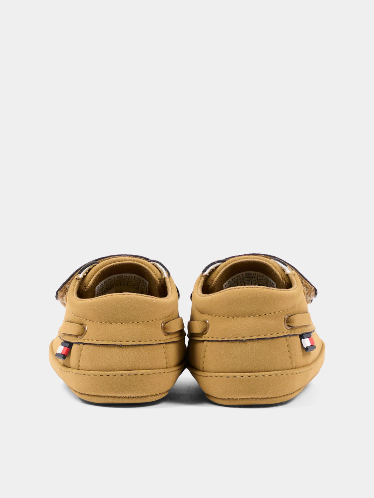 Mocassini beige per neonato con logo,Tommy Hilfiger Junior,T0B4 35212 0700524