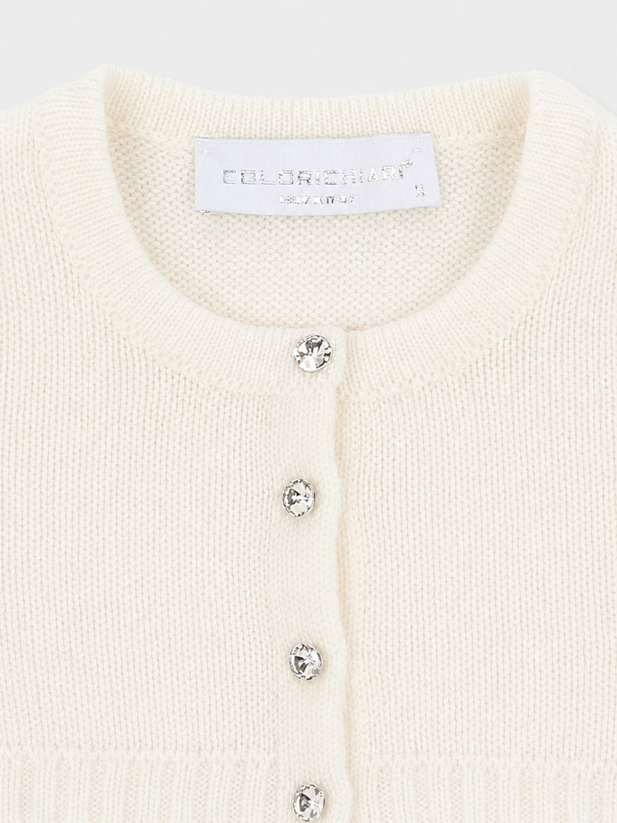Cardigan avorio per neonata,Colorichiari,FN878822 2088 20