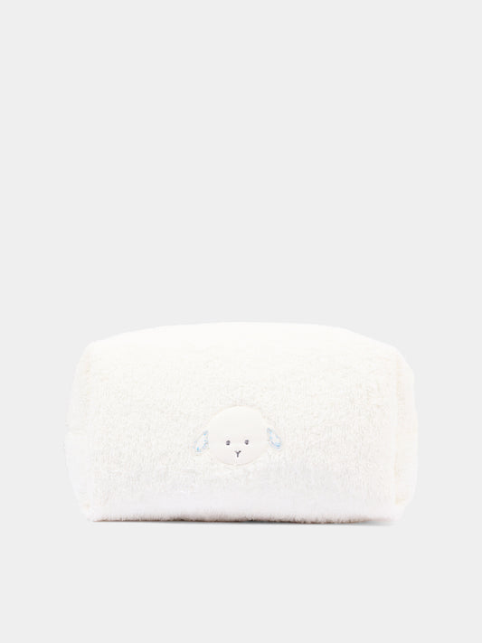 Pochette avorio per neonato con agnellino Olive,Le Boo Beebè,BRR021 20/40