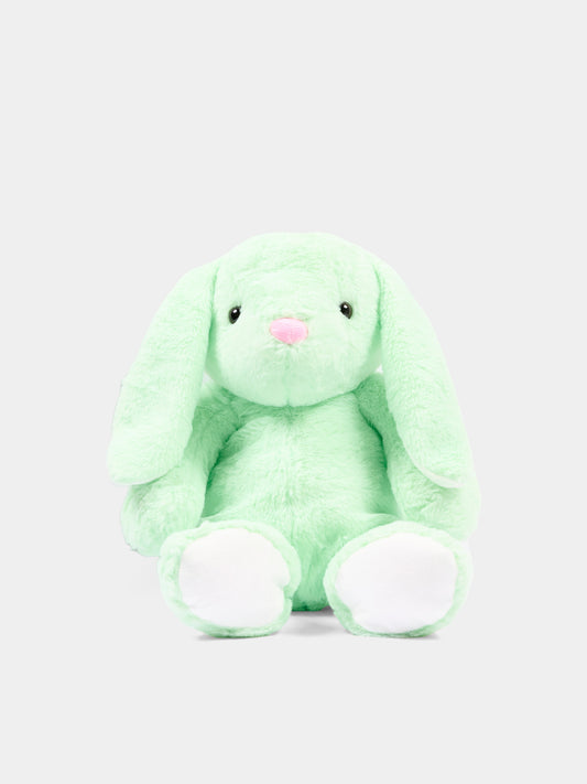 Peluche verde Coniglio Palin per neonati,Le Boo Beebè,PALIN VERDE
