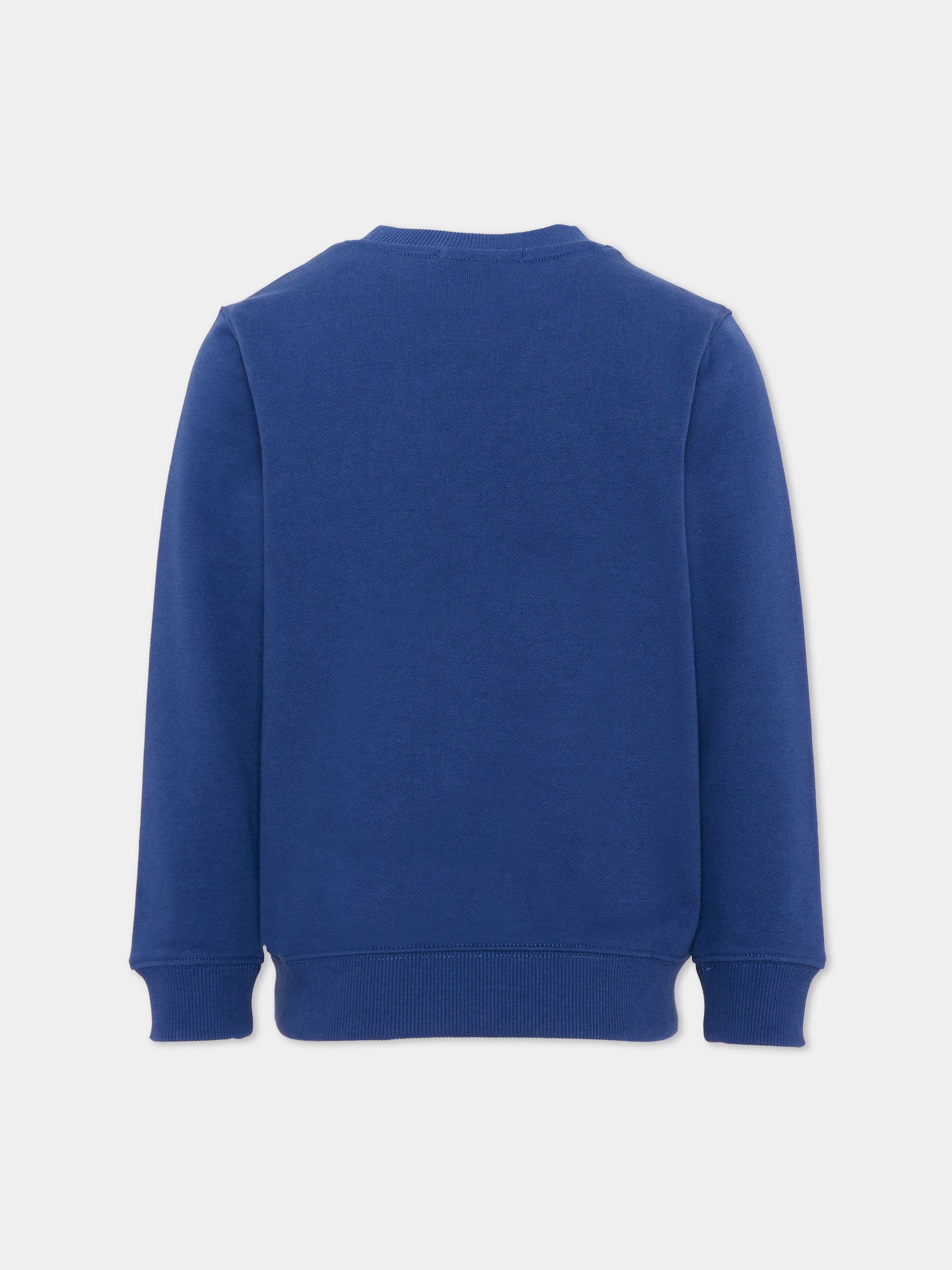 Felpa blu per bambino con logo,Scotch&soda,183332 410