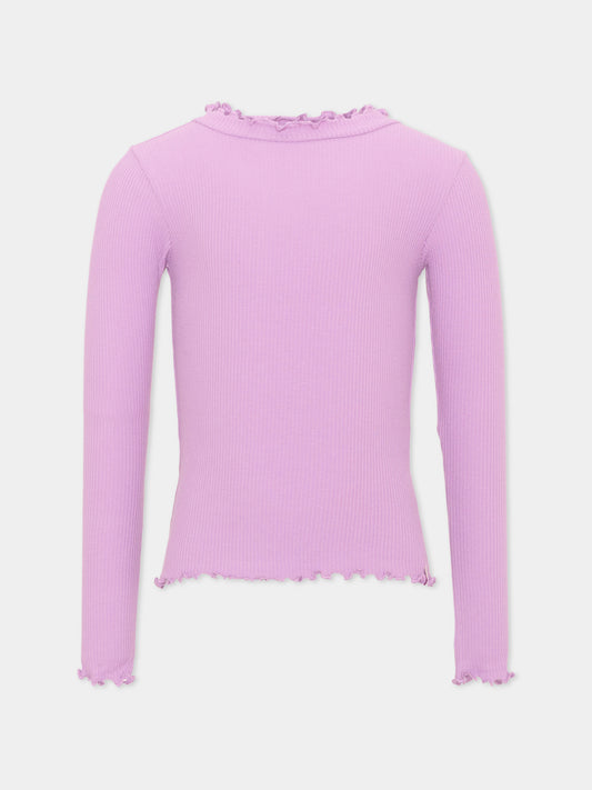 T-shirt a manica lunga lilla,Scotch&soda,183483 650