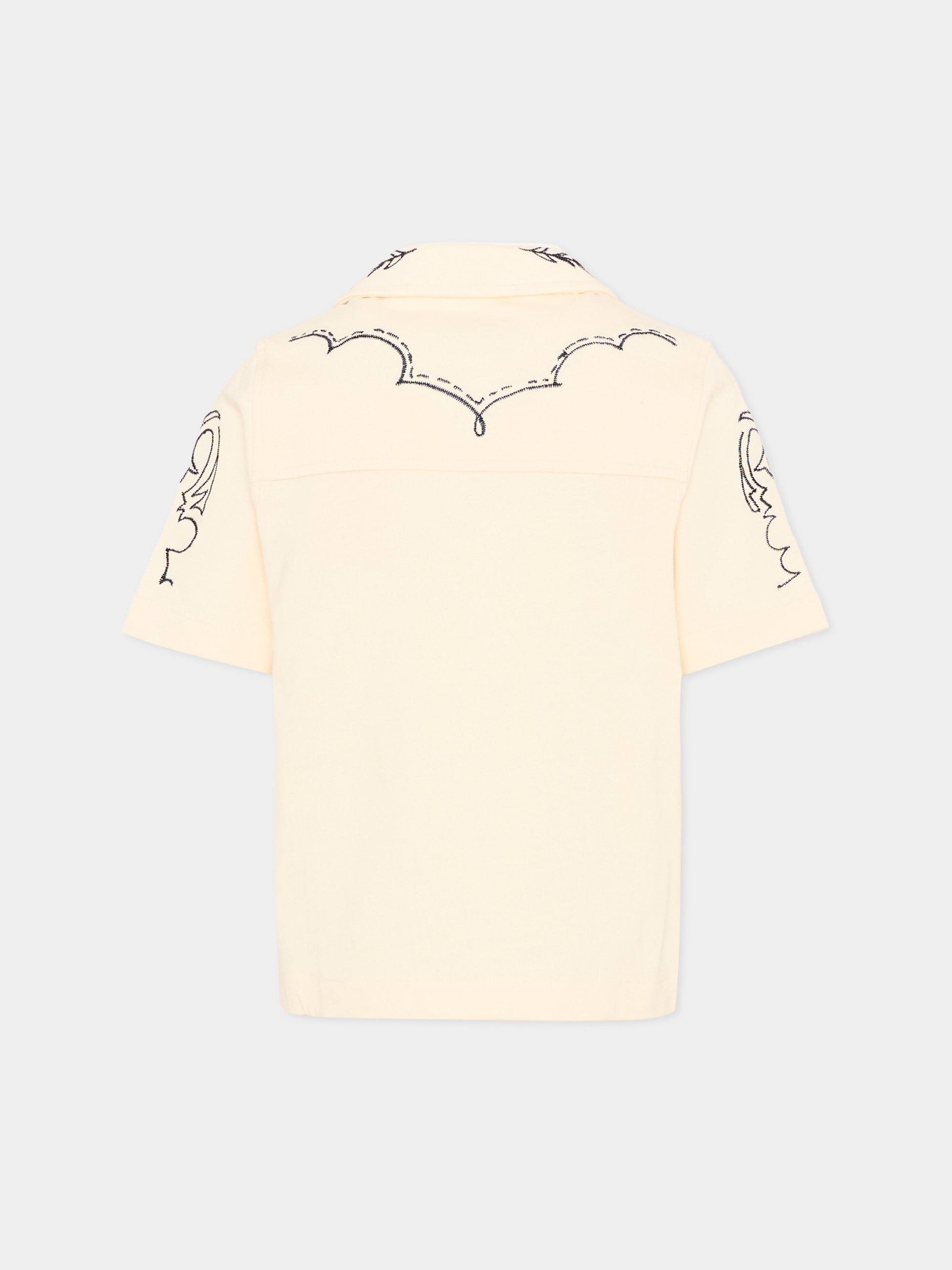 Camicia avorio per bambino con ricami,Scotch&soda,181967 270