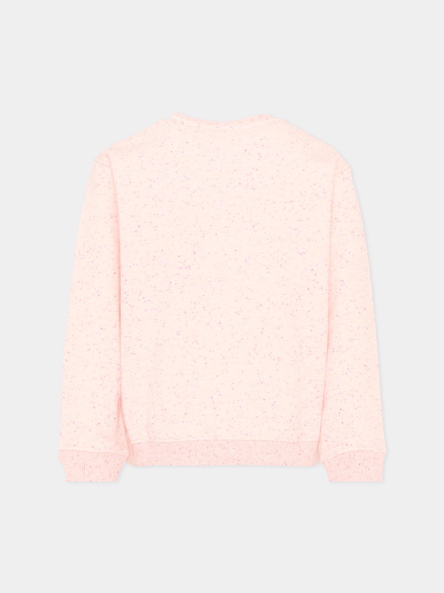 Felpa rosa per bambina con fiori,Scotch&soda,183031 270