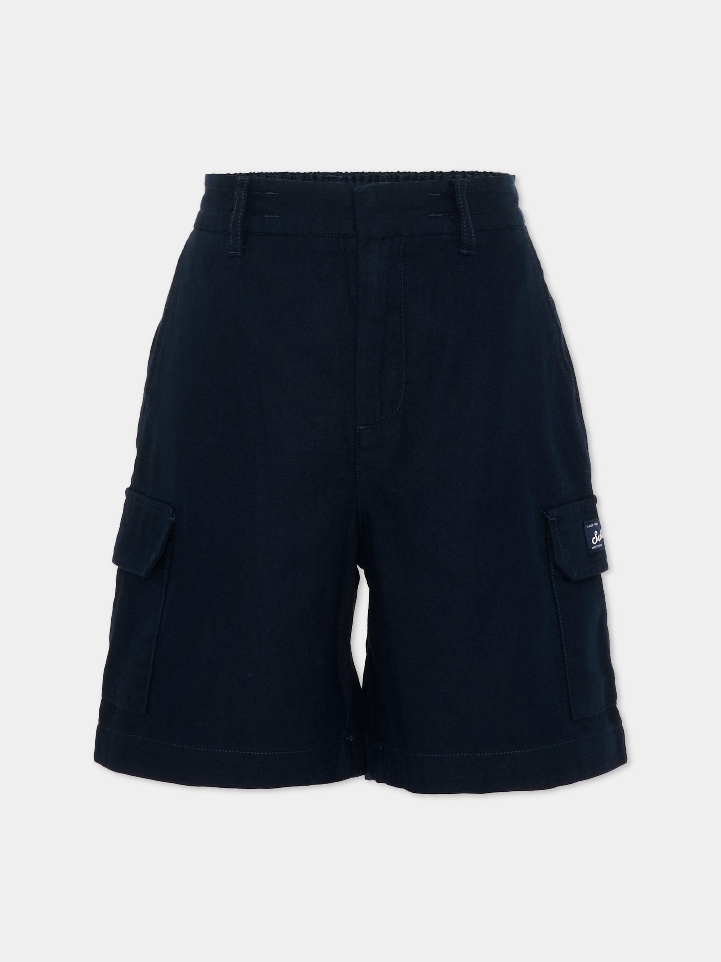 Shorts casual blu per bambini cargo,Scotch&soda,183164 401