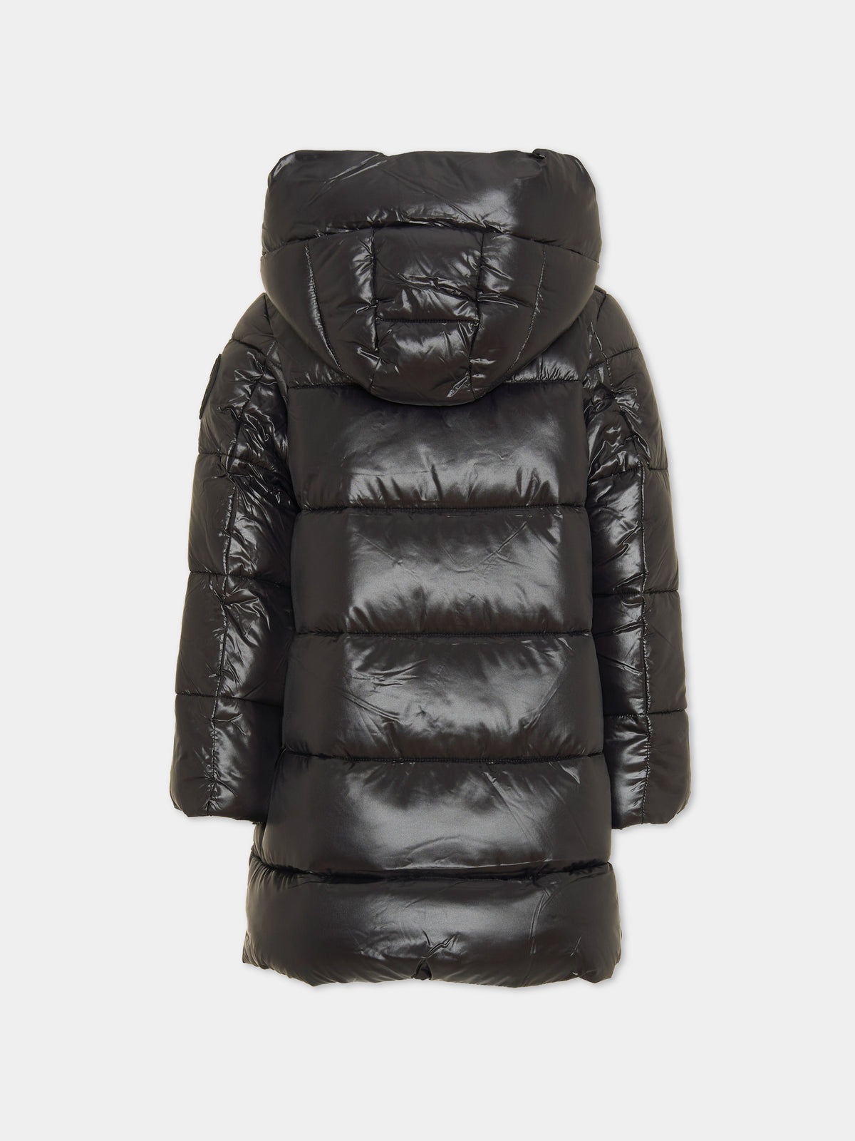 Piumino nero Millie per bambina,Save The Duck Kids,J45510G LOVE21 10000