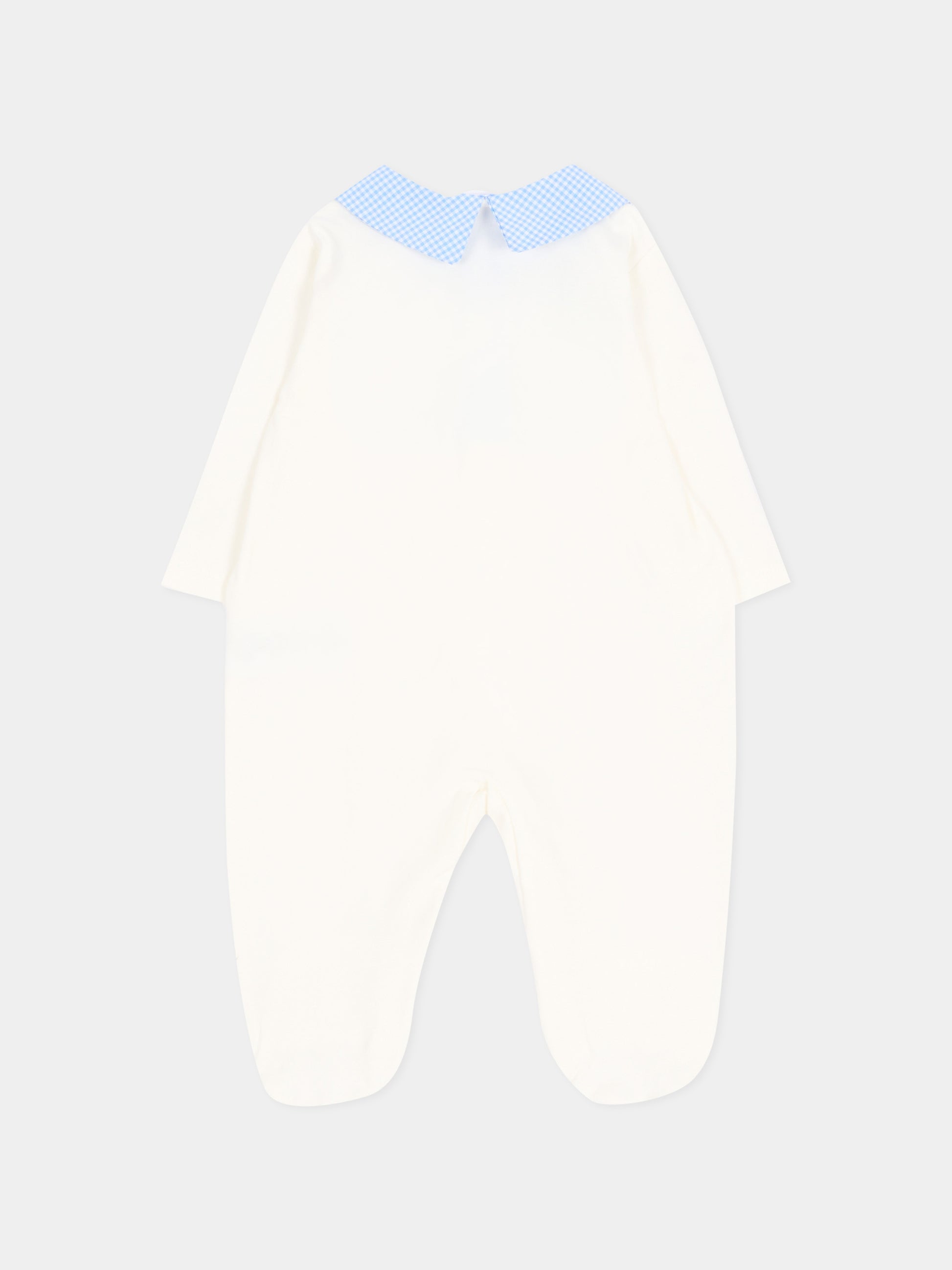 Tutina avorio per neonato con logo,Nanán,I26173OW