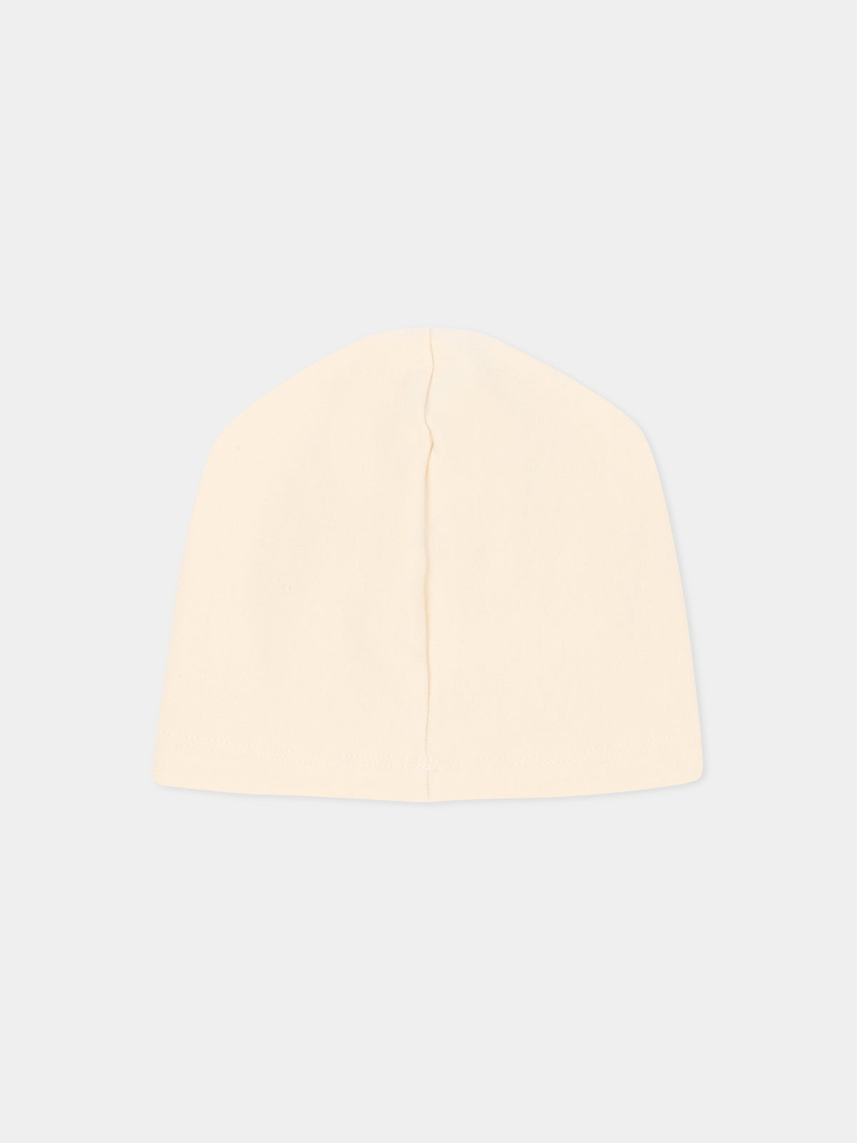 Cappello per neonato beige con logo,Nanán,I26168BE