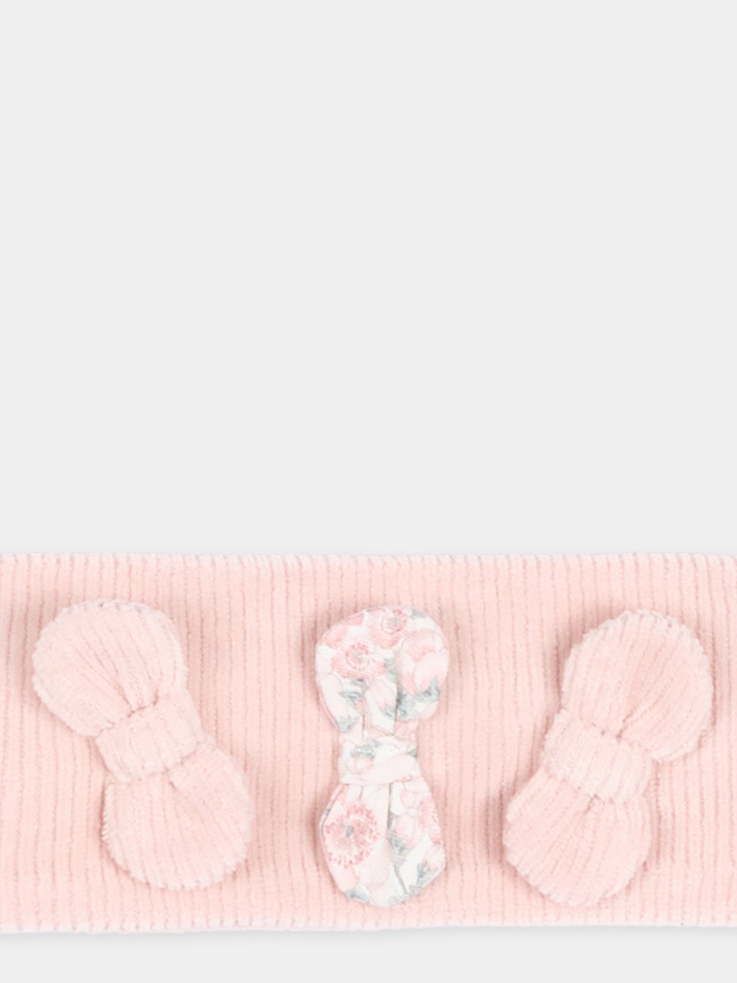 Fascia rosa per neonata con fiocchi,Nanán,I26423R