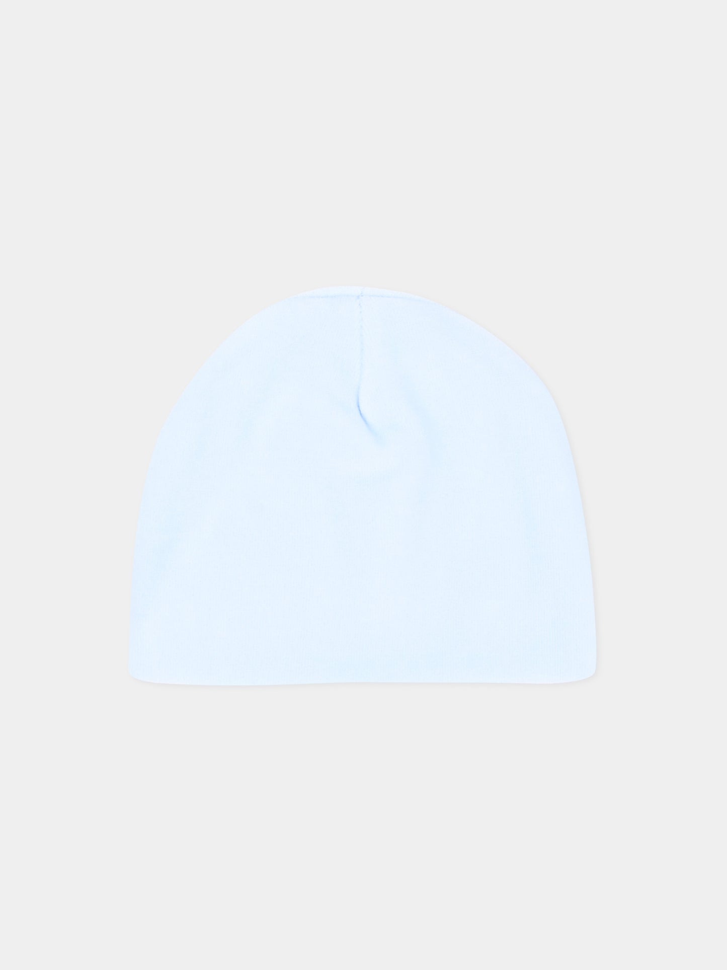 Cappello azzurro per neonato con orsetto,Nanán,I26003A