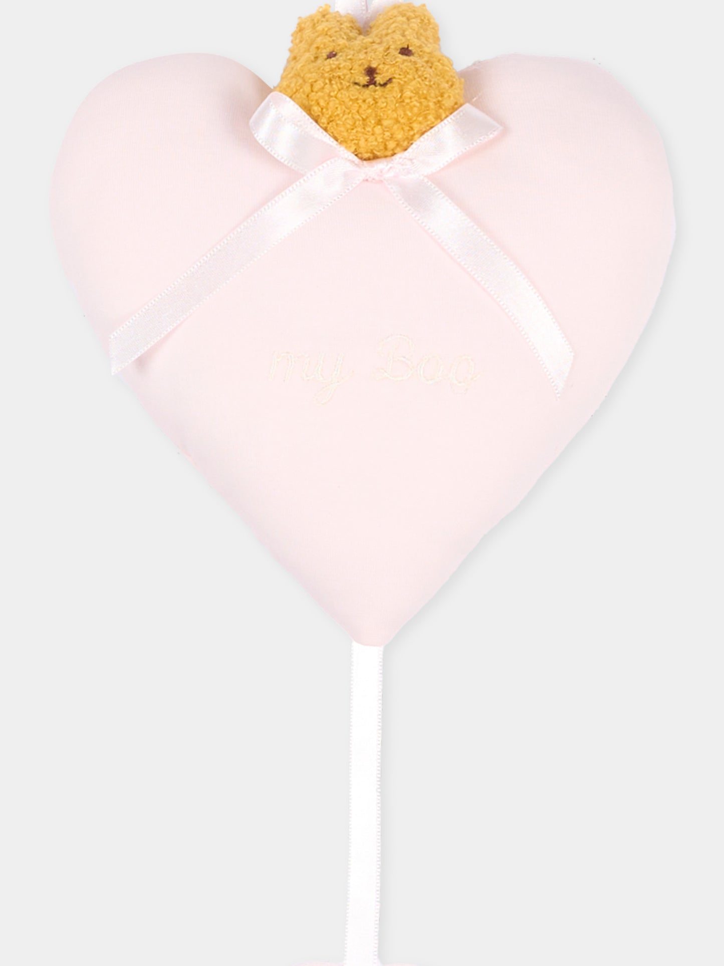 My Boo pink birth bow for Baby Girl