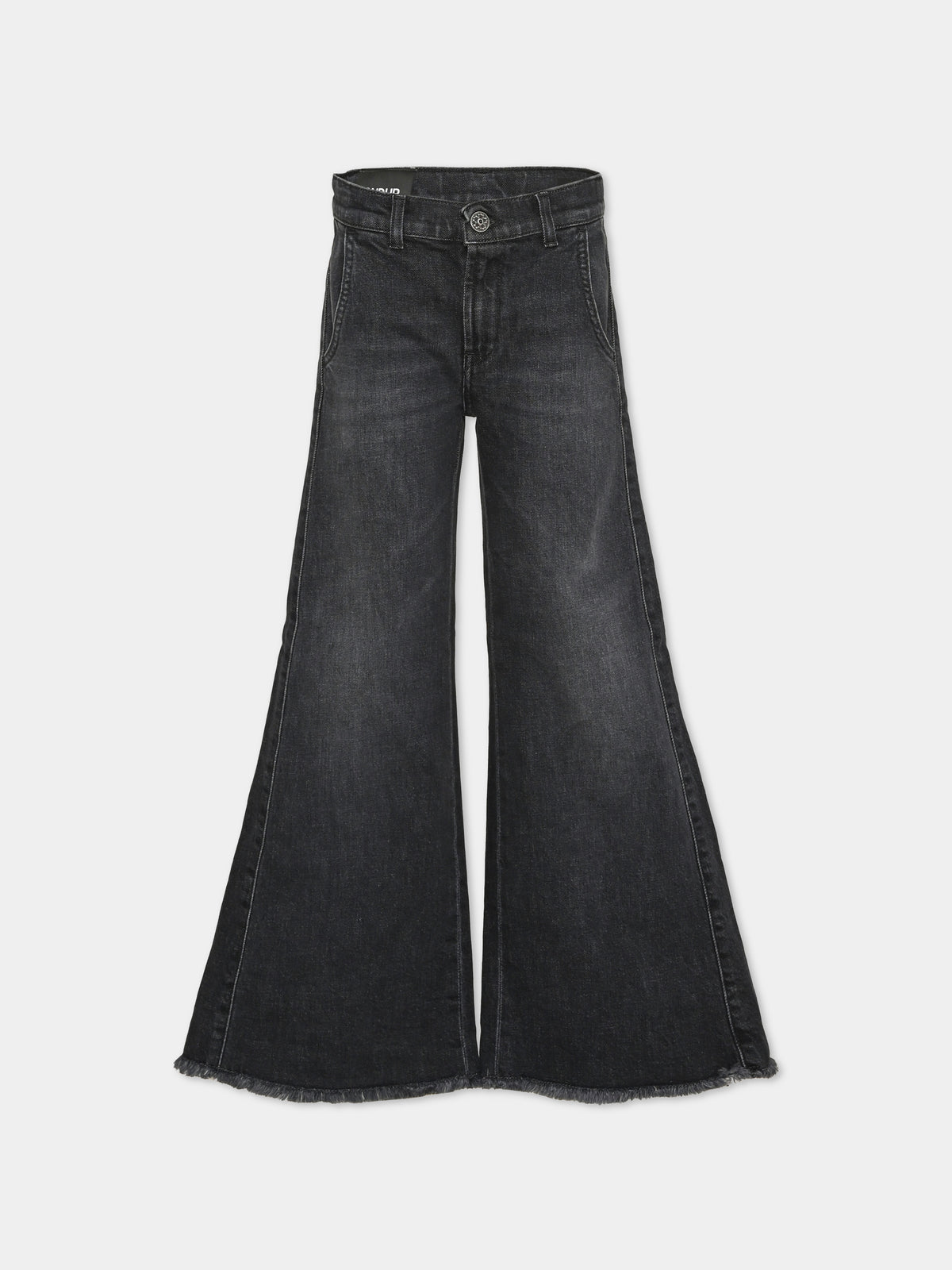 Jeans denim per bambina svasati,Dondup Kids,DFPA217 C DS041 N000