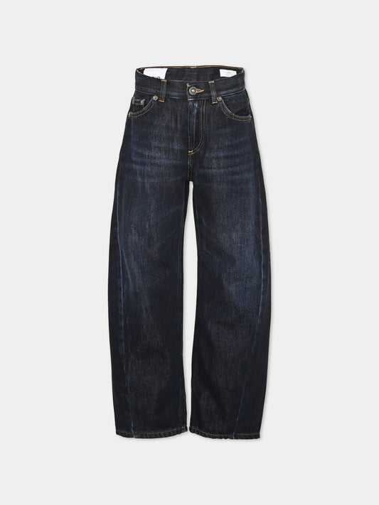 Jeans denim per bambina 5 tasche,Dondup Kids,DFPA226 C CF053 4044