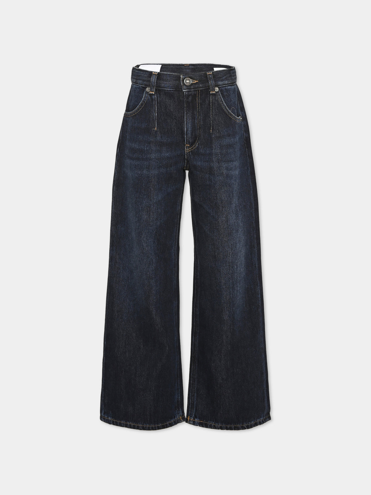 Jeans denim per bambina ampio,Dondup Kids,DFPA228 C DS056 4000