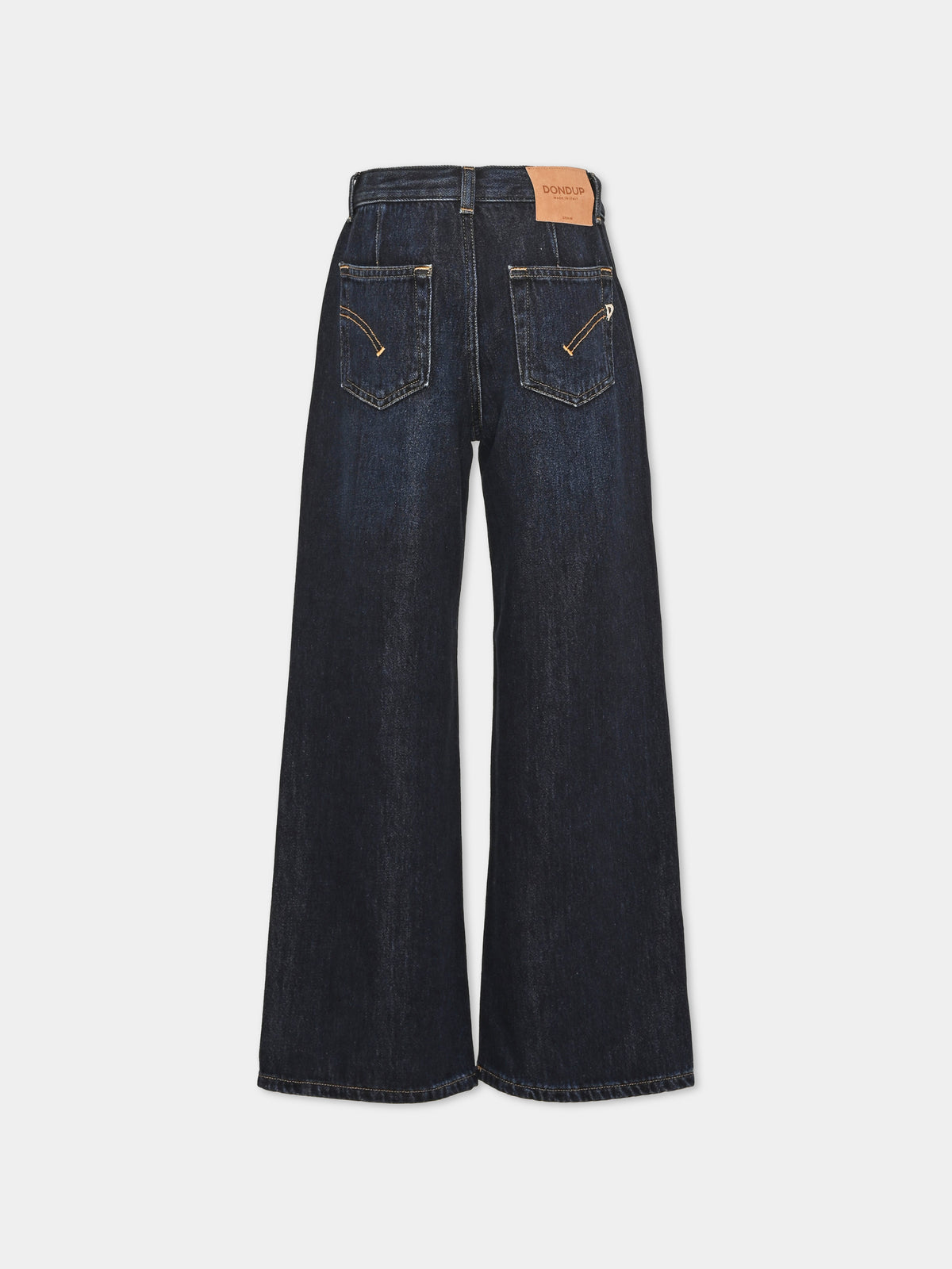 Jeans denim per bambina ampio,Dondup Kids,DFPA228 C DS056 4000