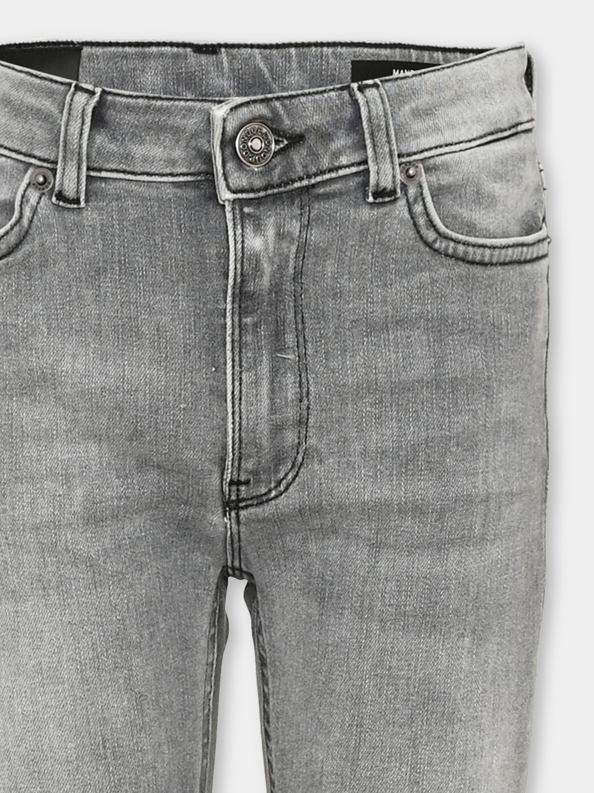 Jeans grigio per bambina a campana,Dondup Kids,DFPA236 C DS039 5000