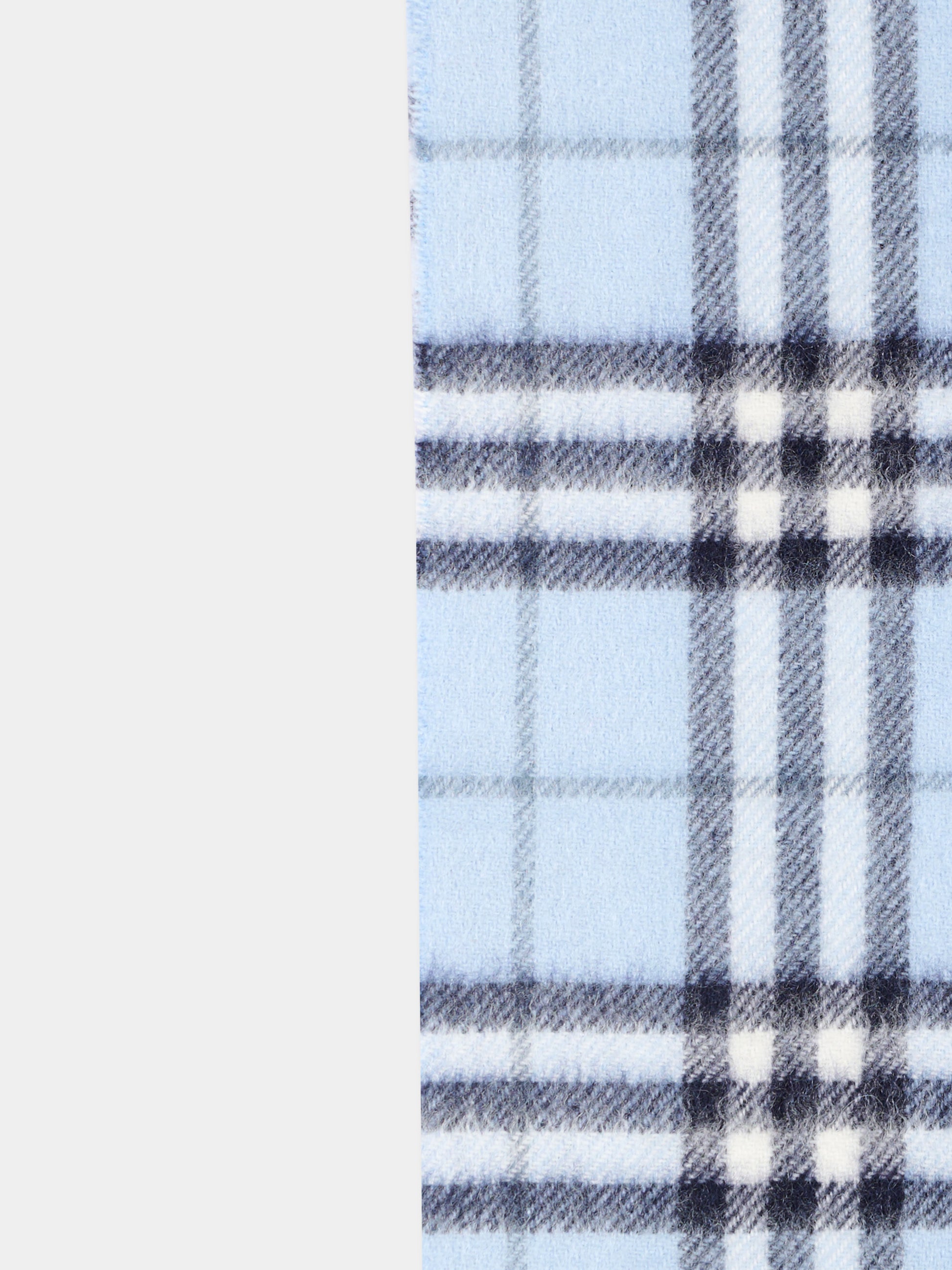 Sciarpa celeste per bambino con Check Vintage,Burberry Kids,8132636 C3263