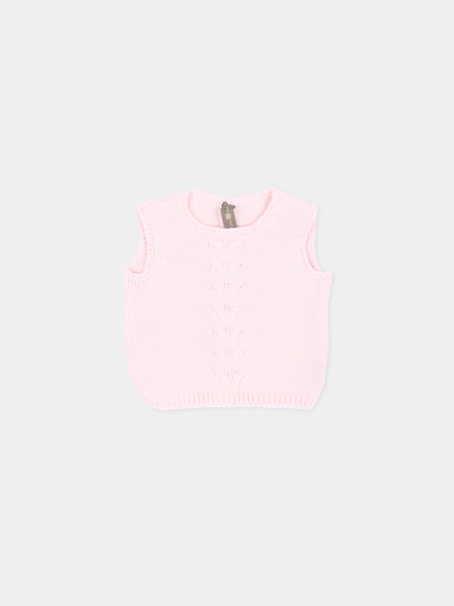 Gilet rosa per neonata,Little Bear,4019 CIPRIA
