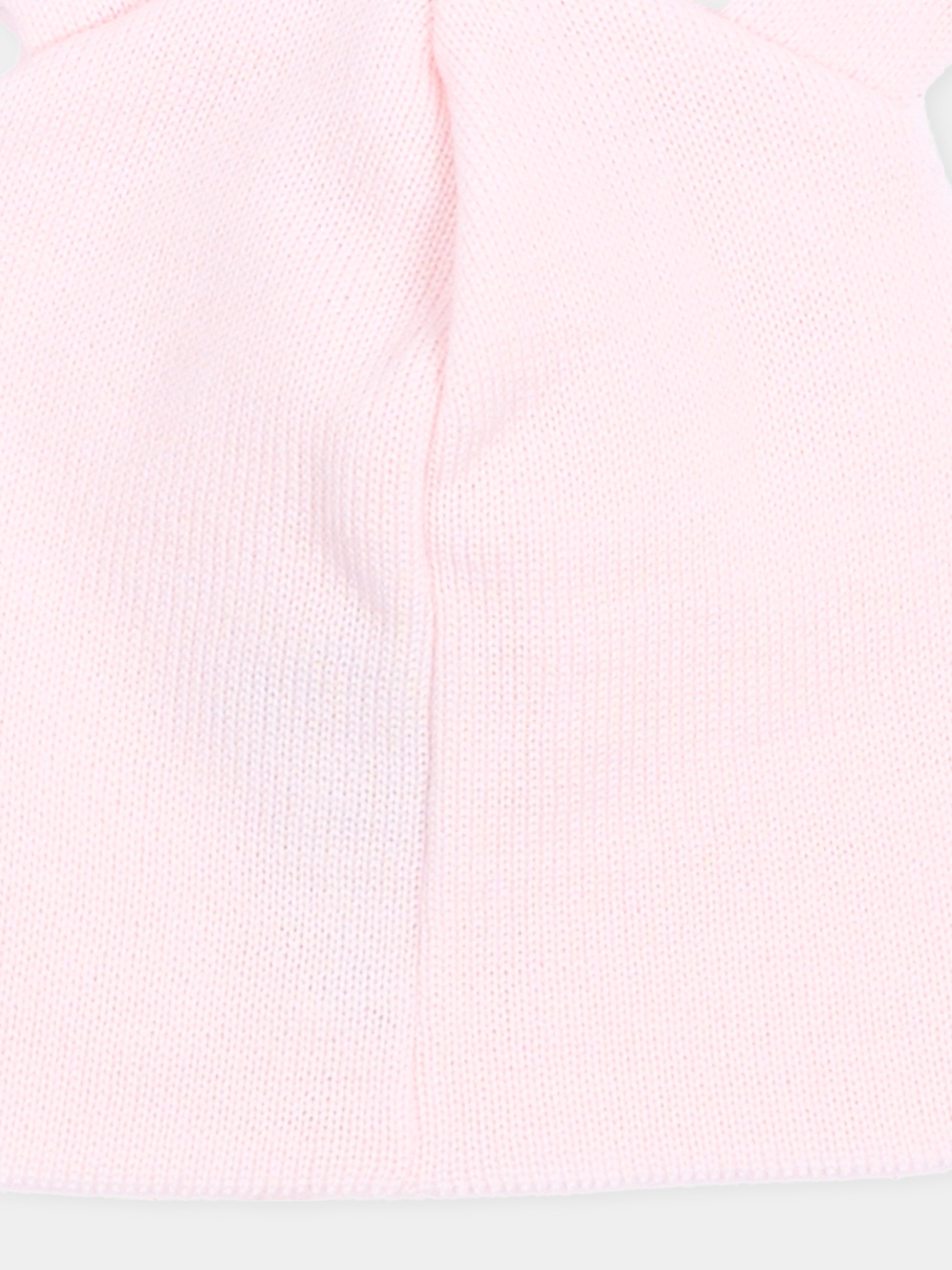 Cappello rosa per neonata con orecchie,Little Bear,4103 CIPRIA