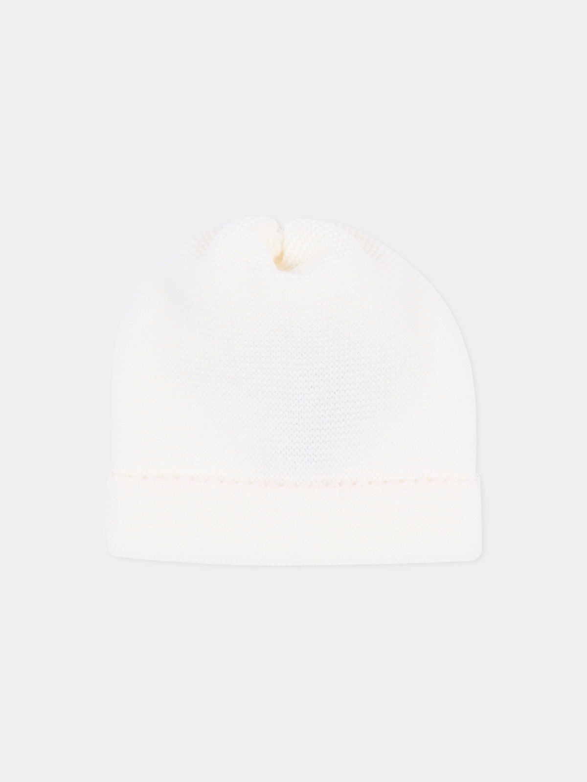 Cappello avorio per neonata,Little Bear,4124 LATTE/ROSA