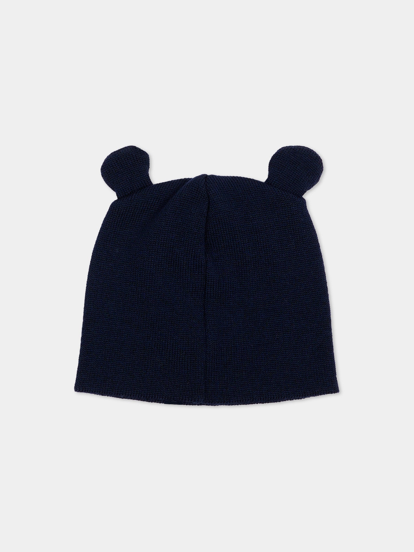 Cappello blu per neonato con orecchie,Little Bear,4103 BLU