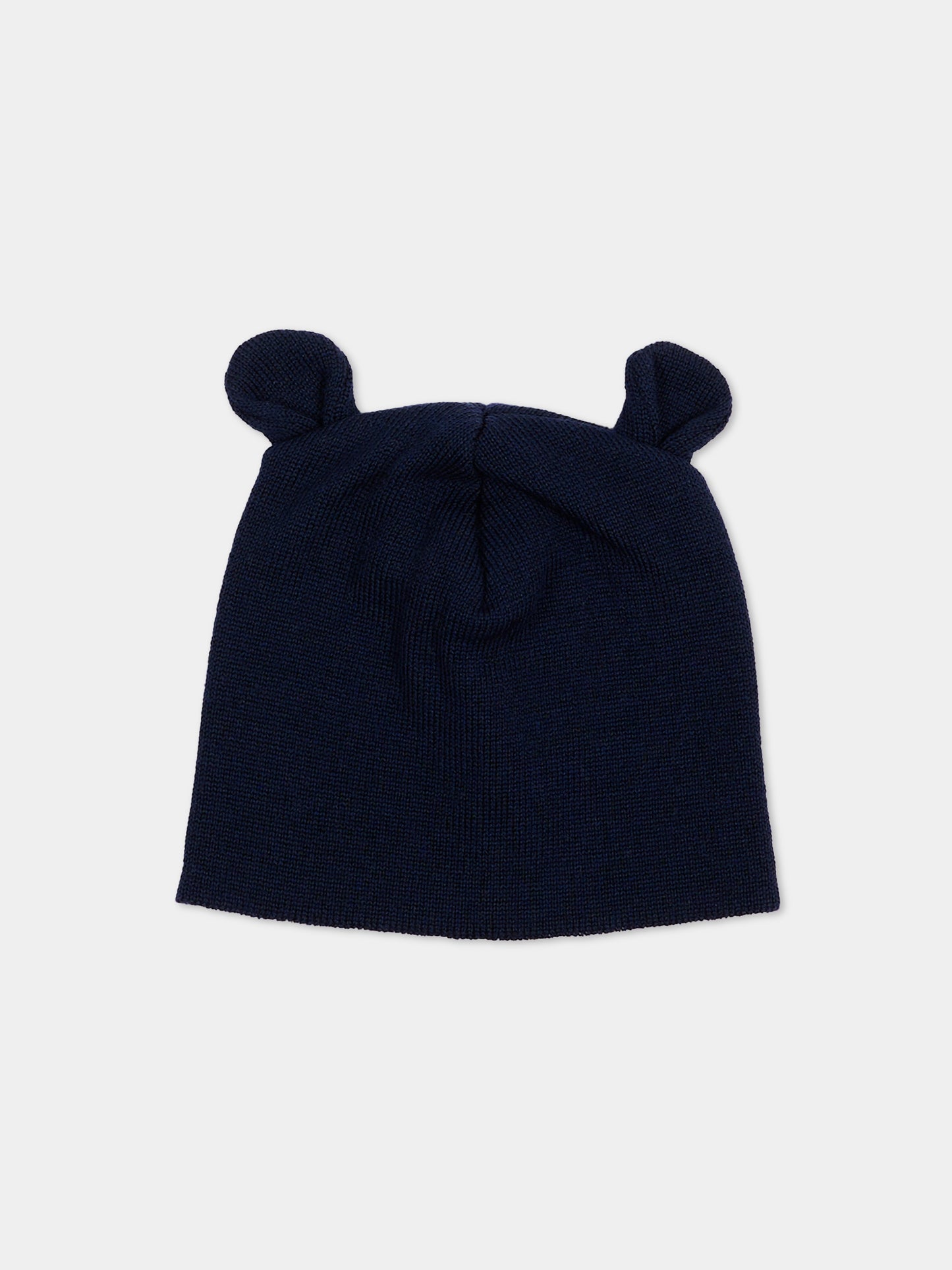 Cappello blu per neonato con orecchie,Little Bear,4103 BLU