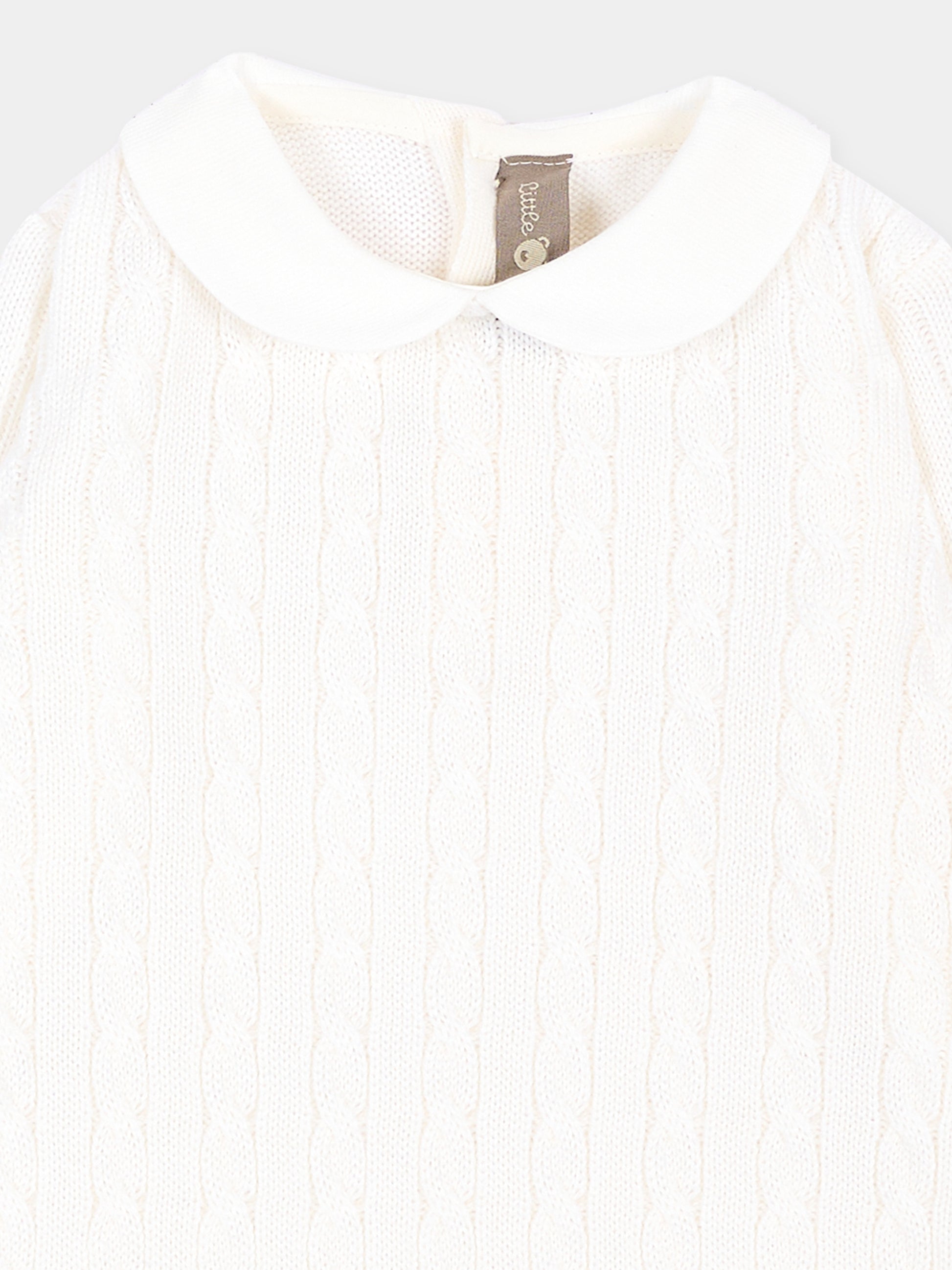Tutina avorio per neonati,Little Bear,4132 LATTE