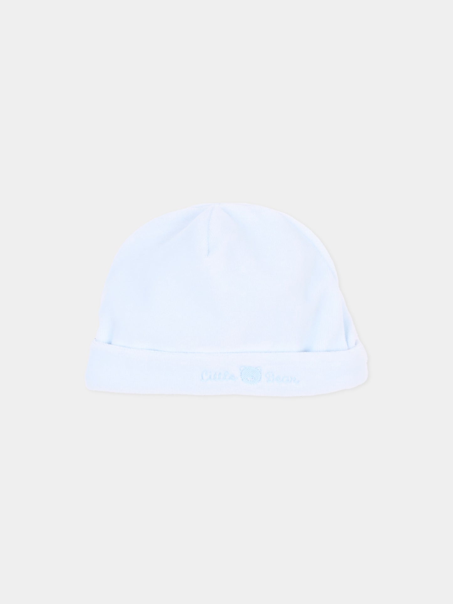 Cappello celeste per neonato,Little Bear,4054 CIELO