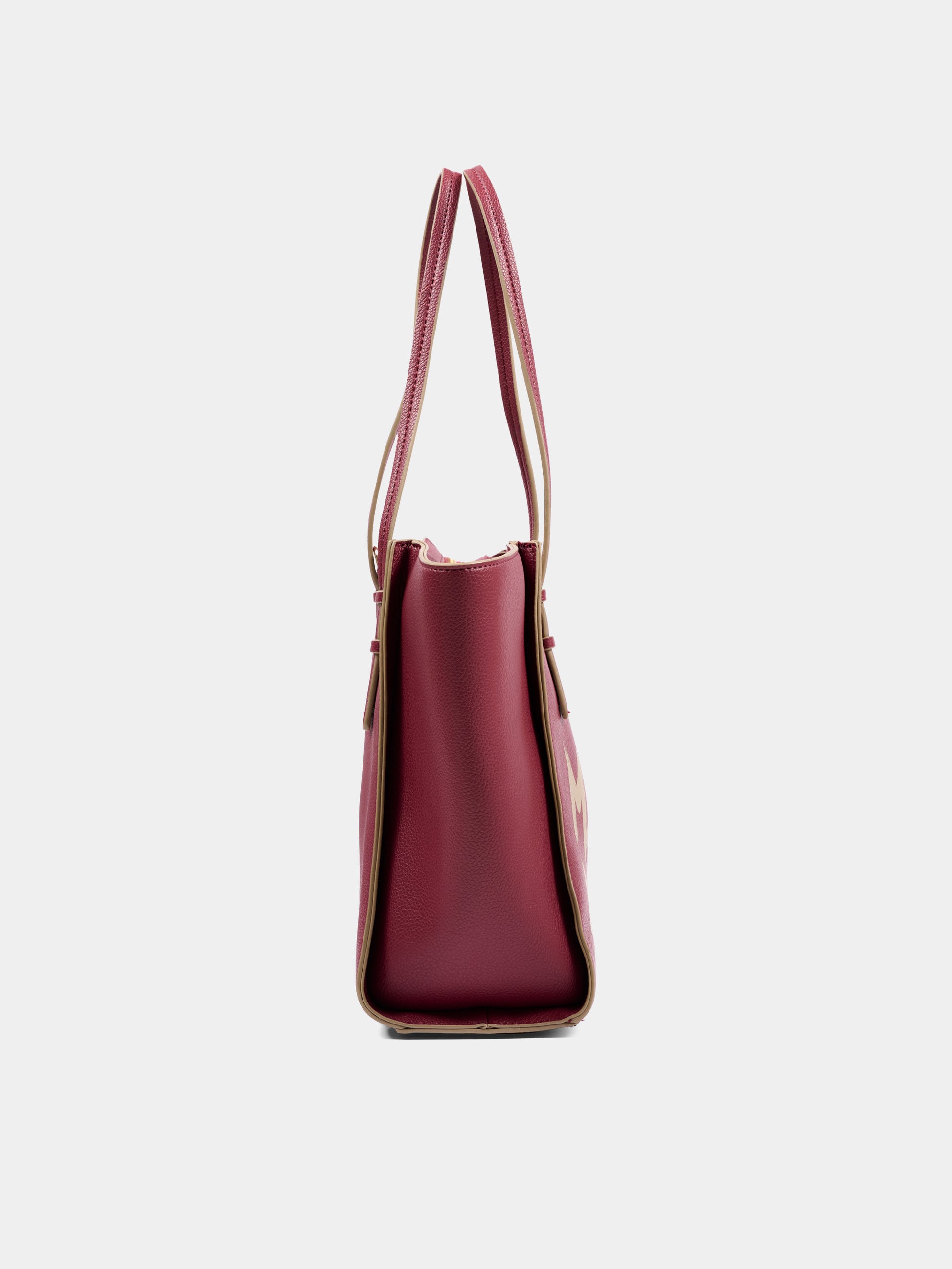Borsa bordeaux per bambina con logo,Msgm Kids,F5MSJGBA097 MS034