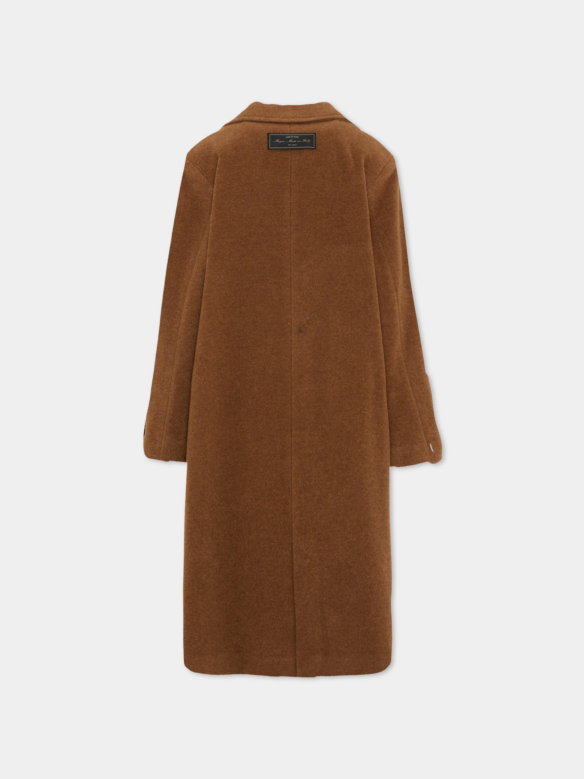 Cappotto marrone per bambina,Msgm Kids,F5MSJGCO114 MS046