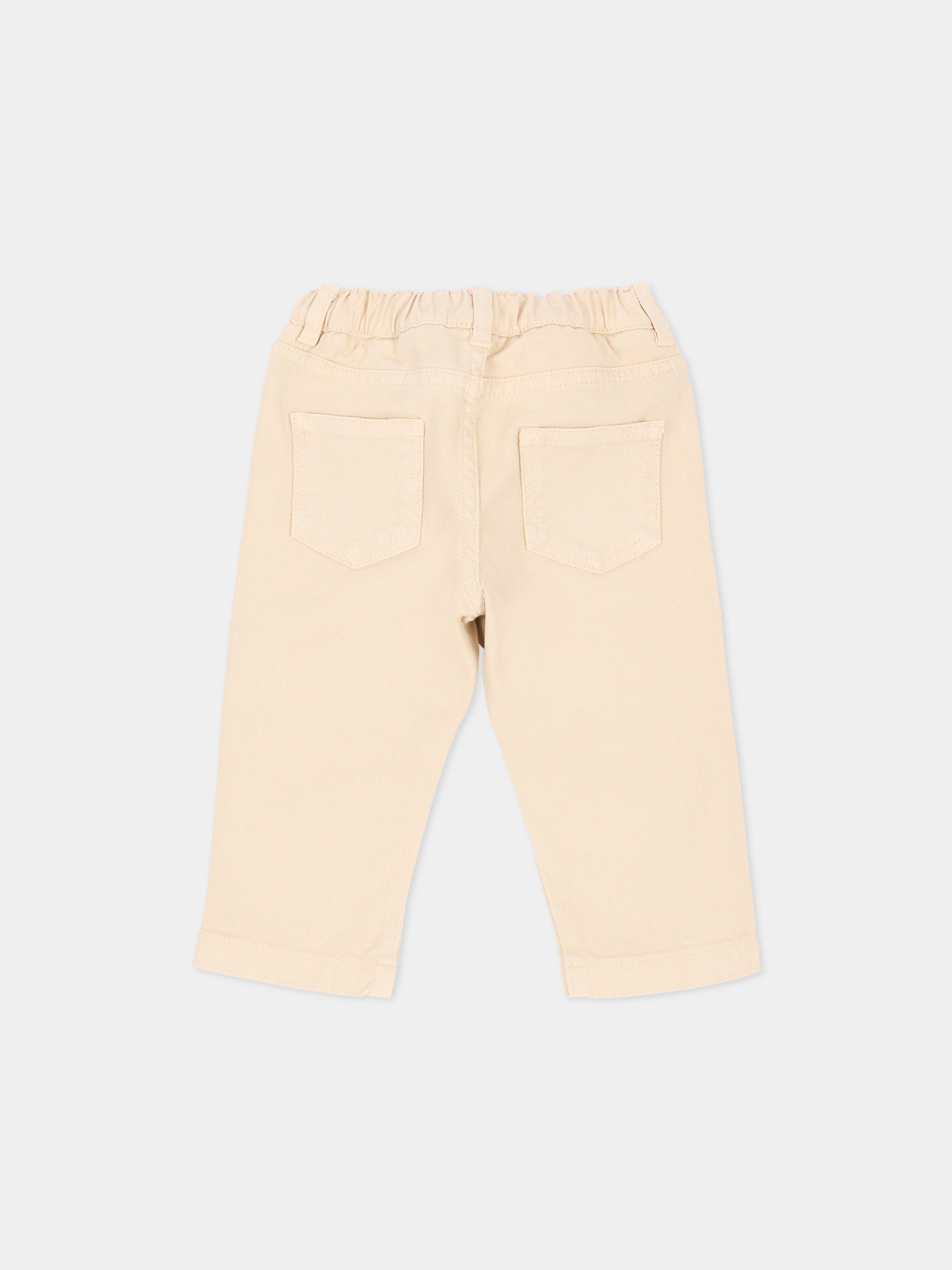Pantalone beige per neonato,Fay Kids,FZ6320 Z3702 115