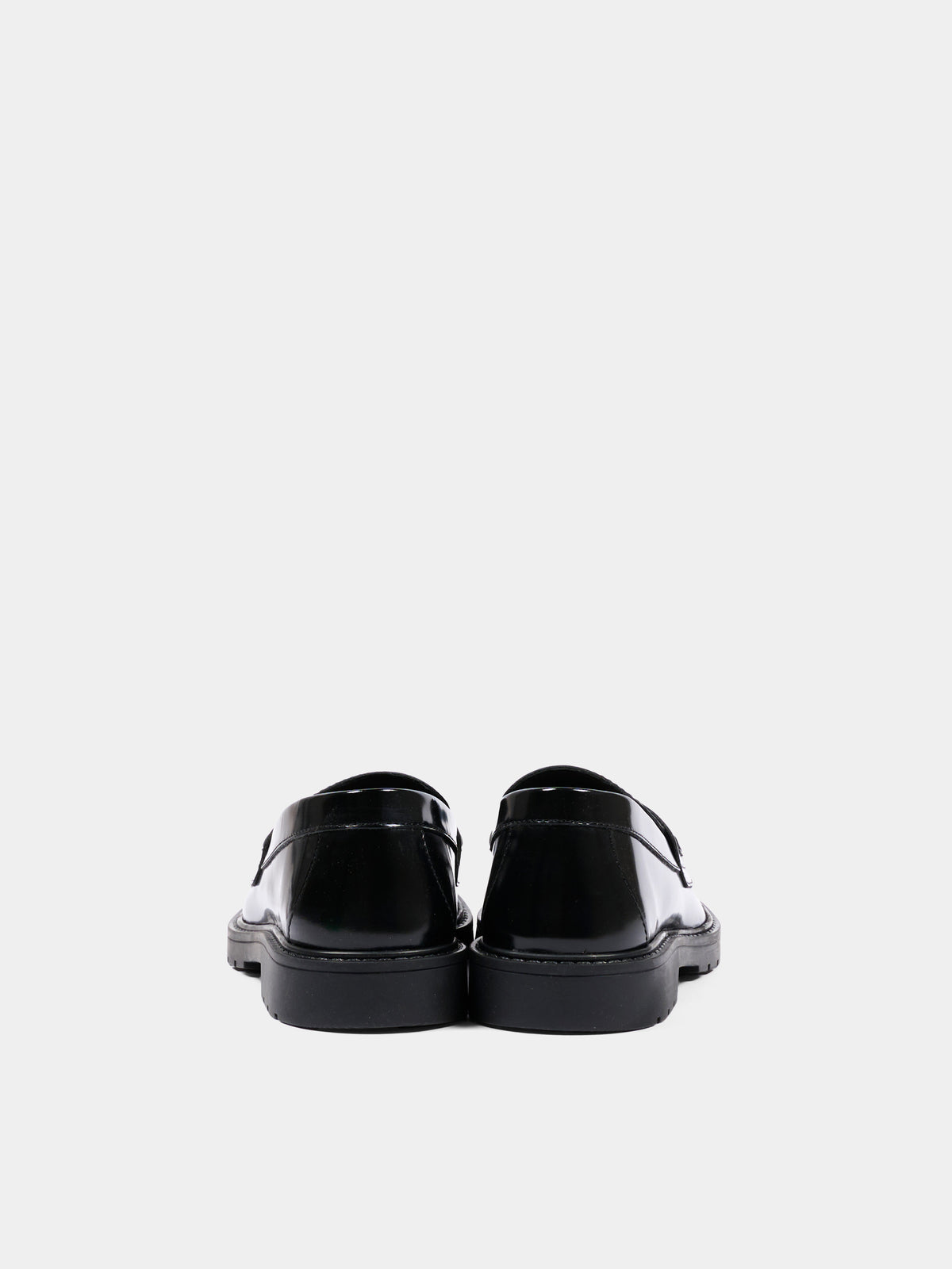 Mocassini neri per bambini,Fendi Kids,JMR593 PJQ F0QA1