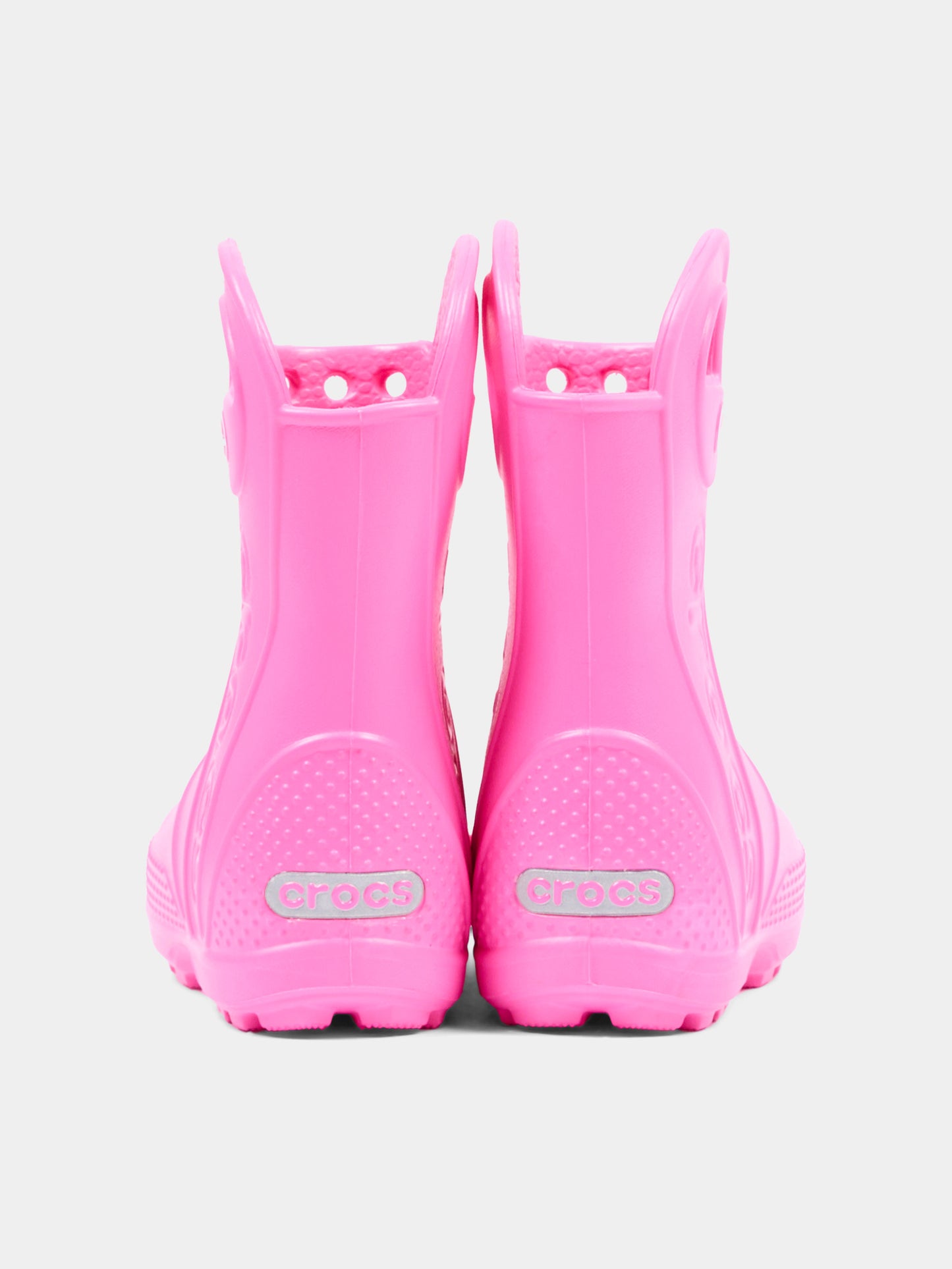 Stivali da pioggia fucsia per bambina,Crocs,211056 PKCR
