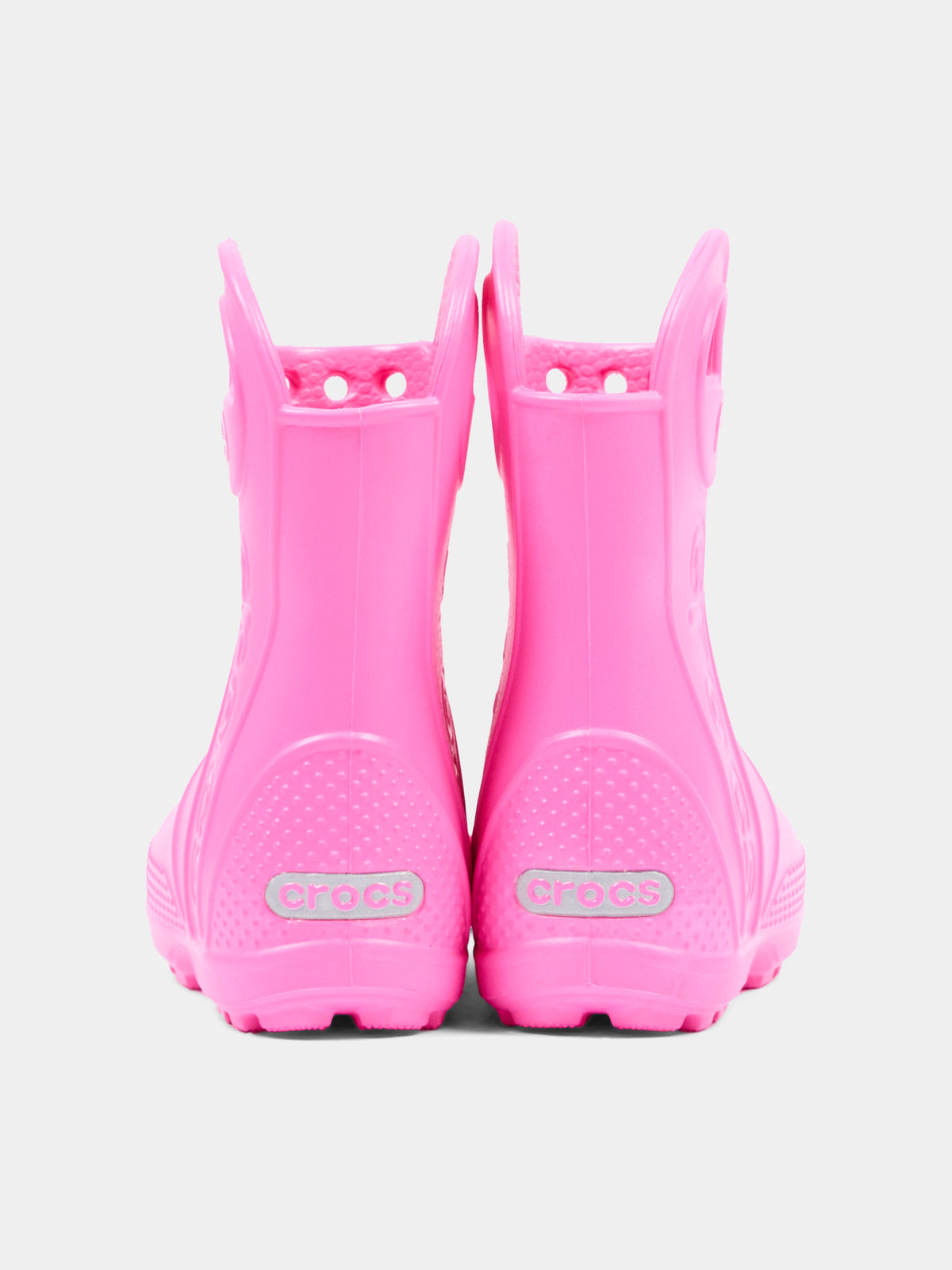 Stivali da pioggia fucsia per bambina,Crocs,211056 PKCR