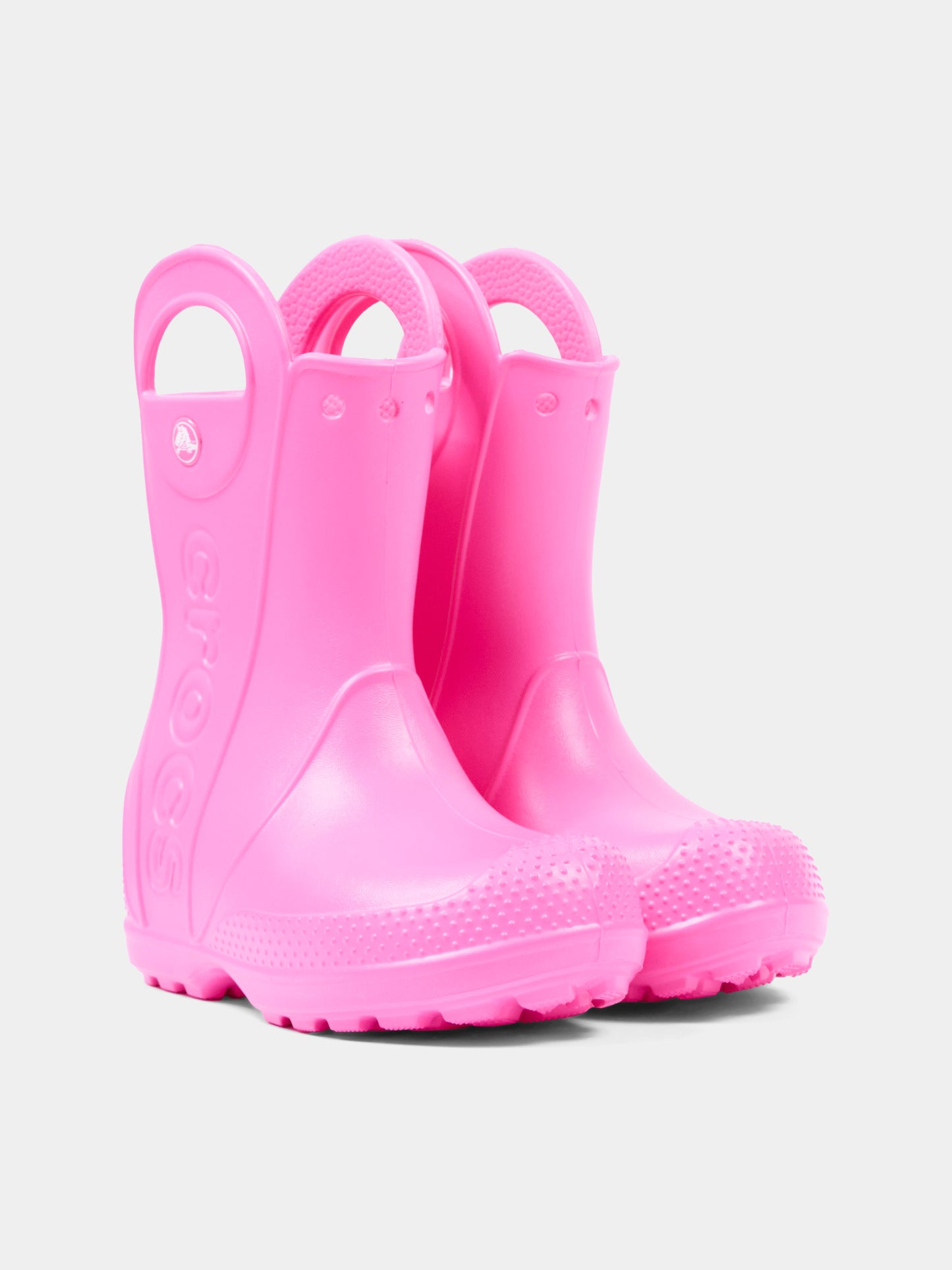 Stivali da pioggia fucsia per bambina,Crocs,211052 PKCR