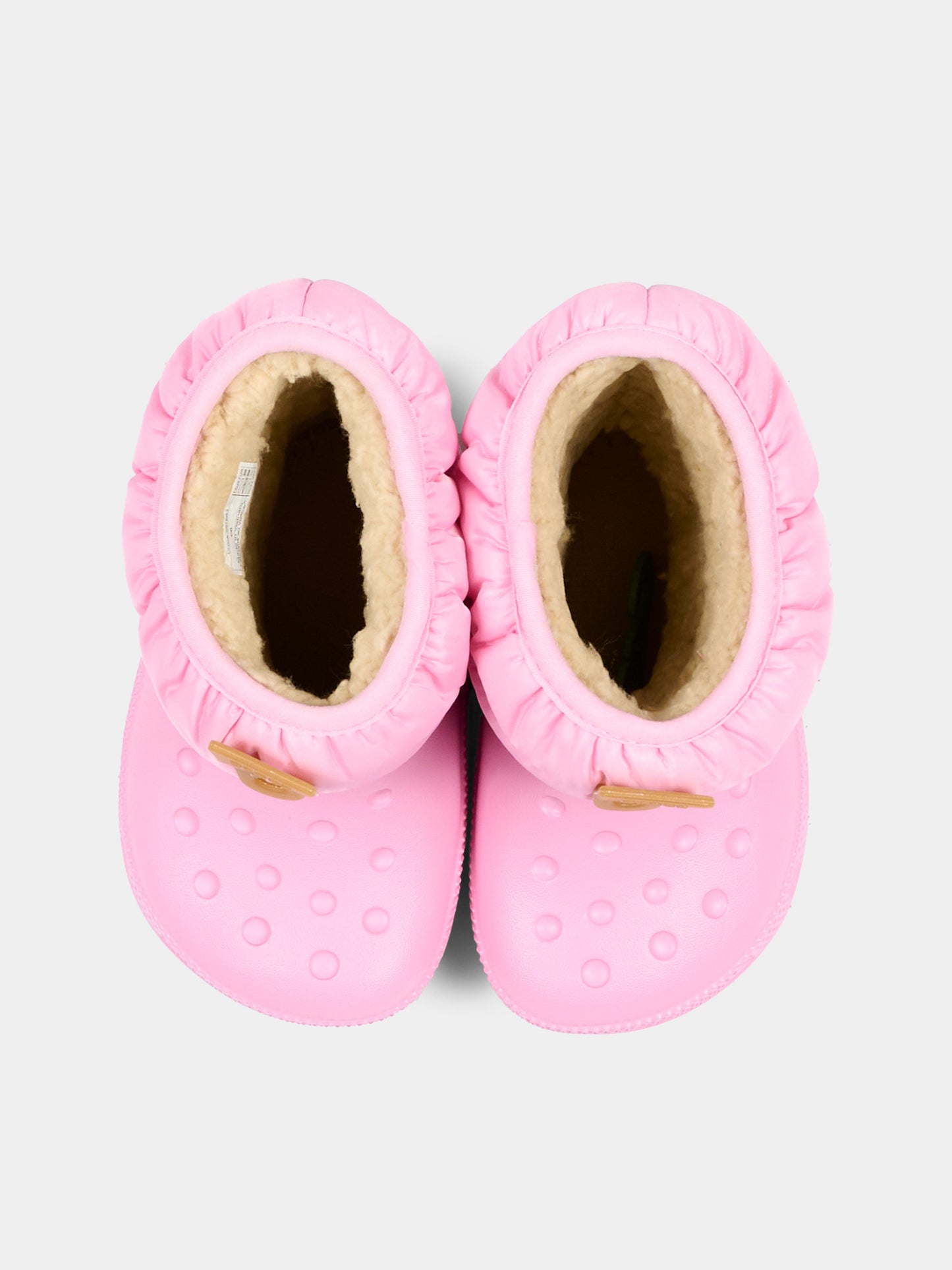 Stivali da neve rosa per bambina,Crocs,207683 PTGM